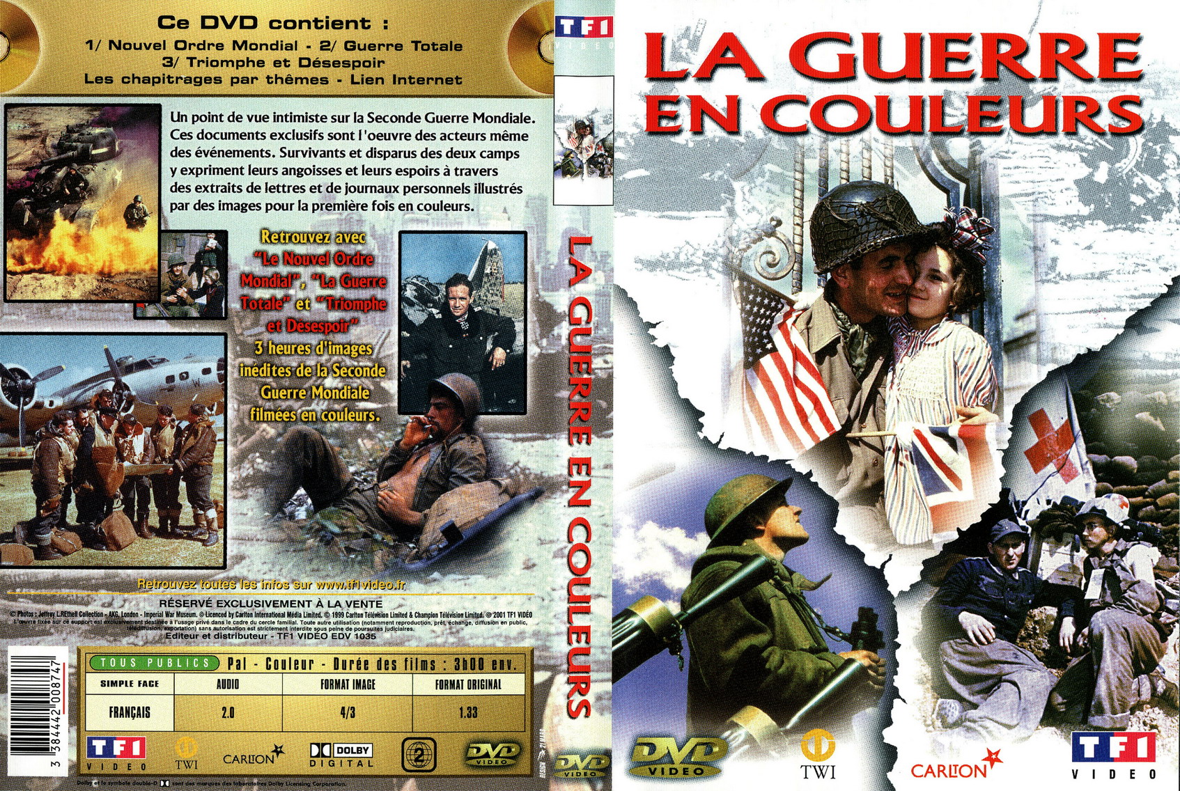 Jaquette DVD La guerre en couleurs