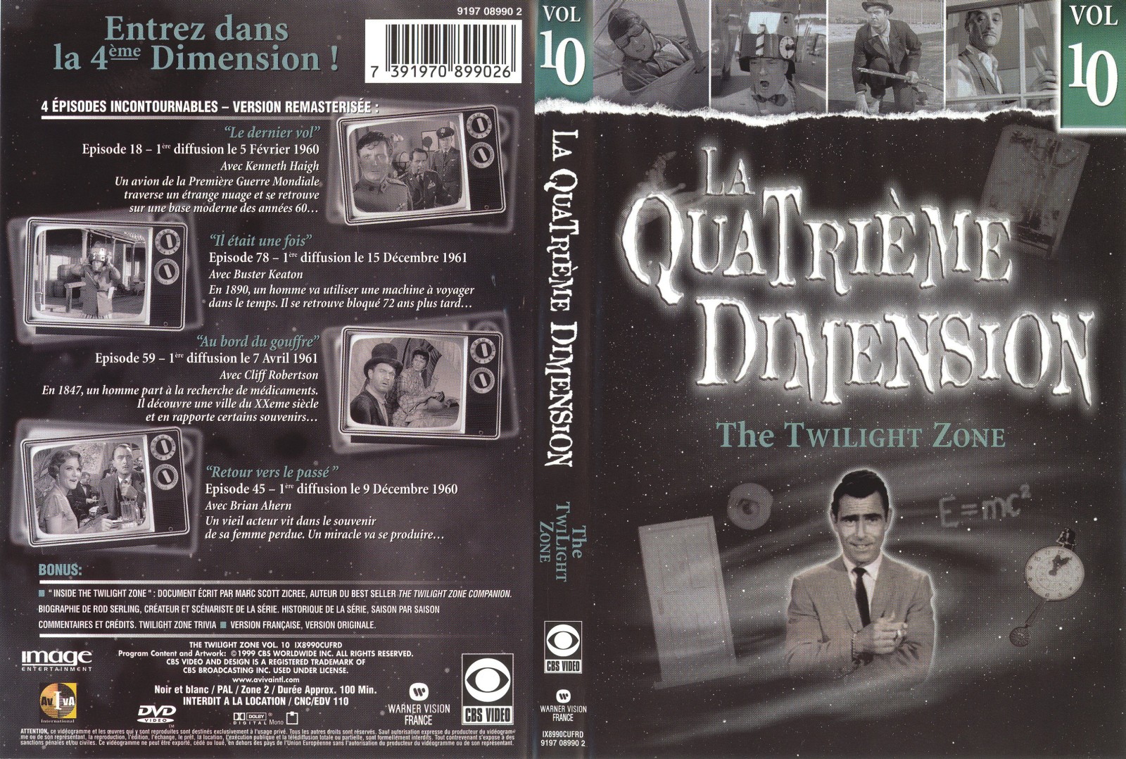 Jaquette DVD La quatrieme dimension vol 10