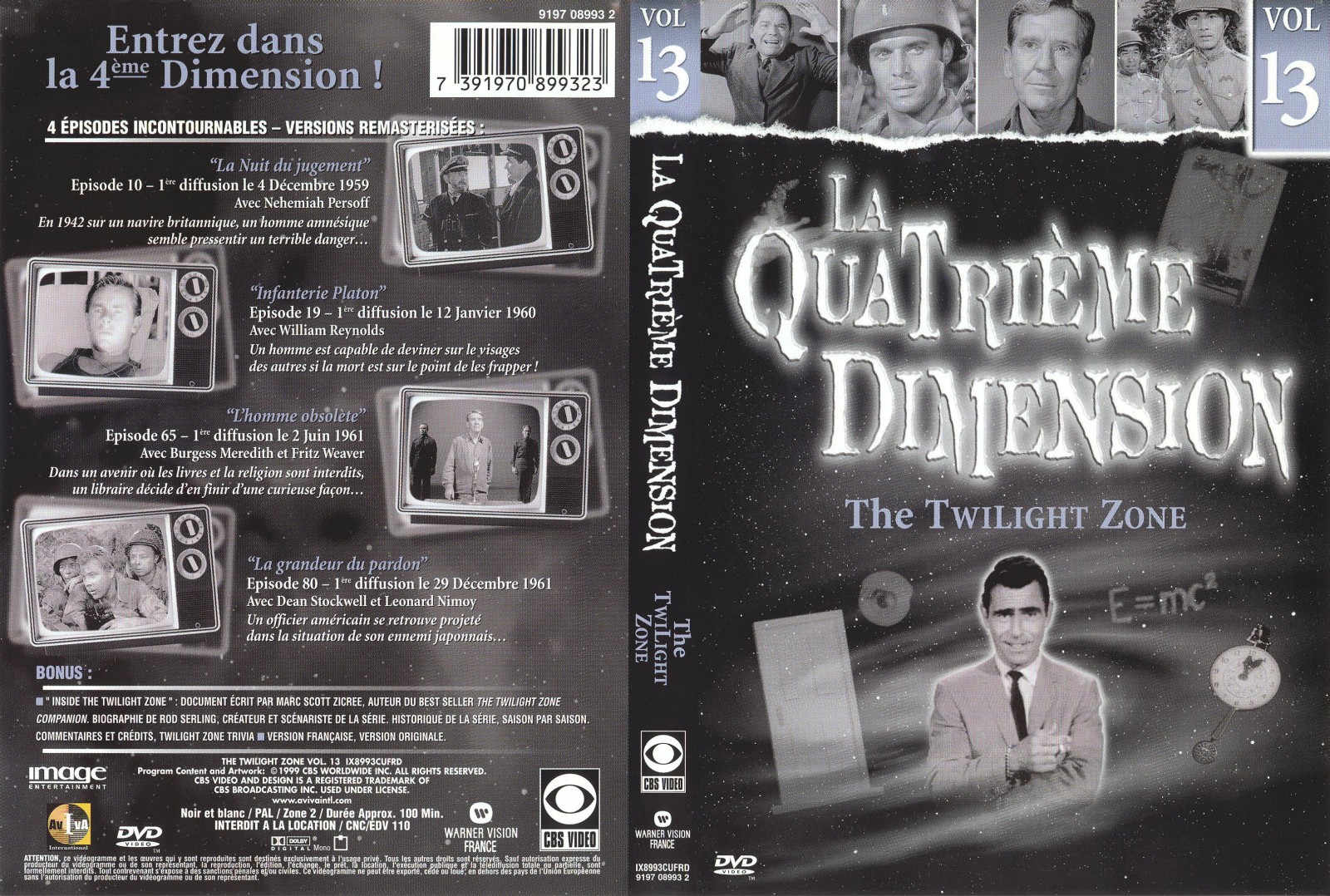 Jaquette DVD La quatrieme dimension vol 13