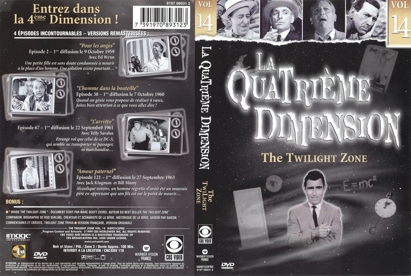 Jaquette DVD La quatrieme dimension vol 14