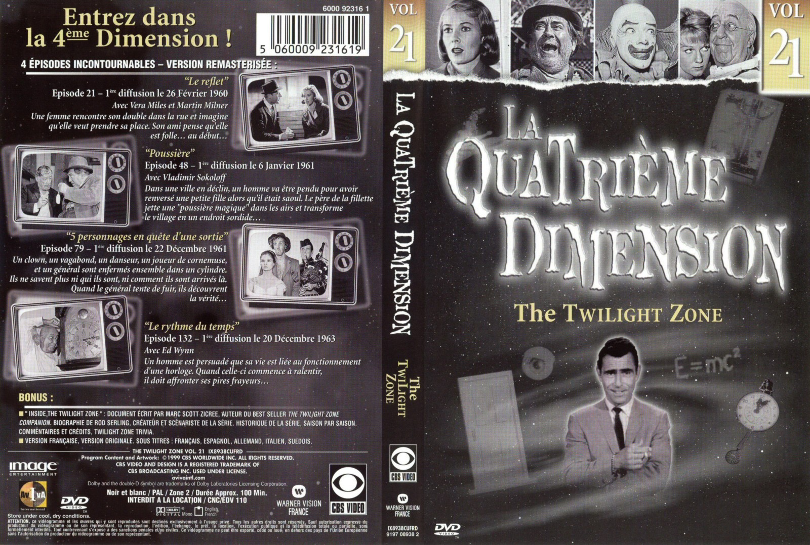 Jaquette DVD La quatrieme dimension vol 21