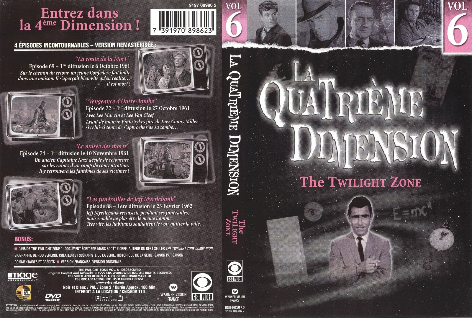 Jaquette DVD La quatrieme dimension vol 6