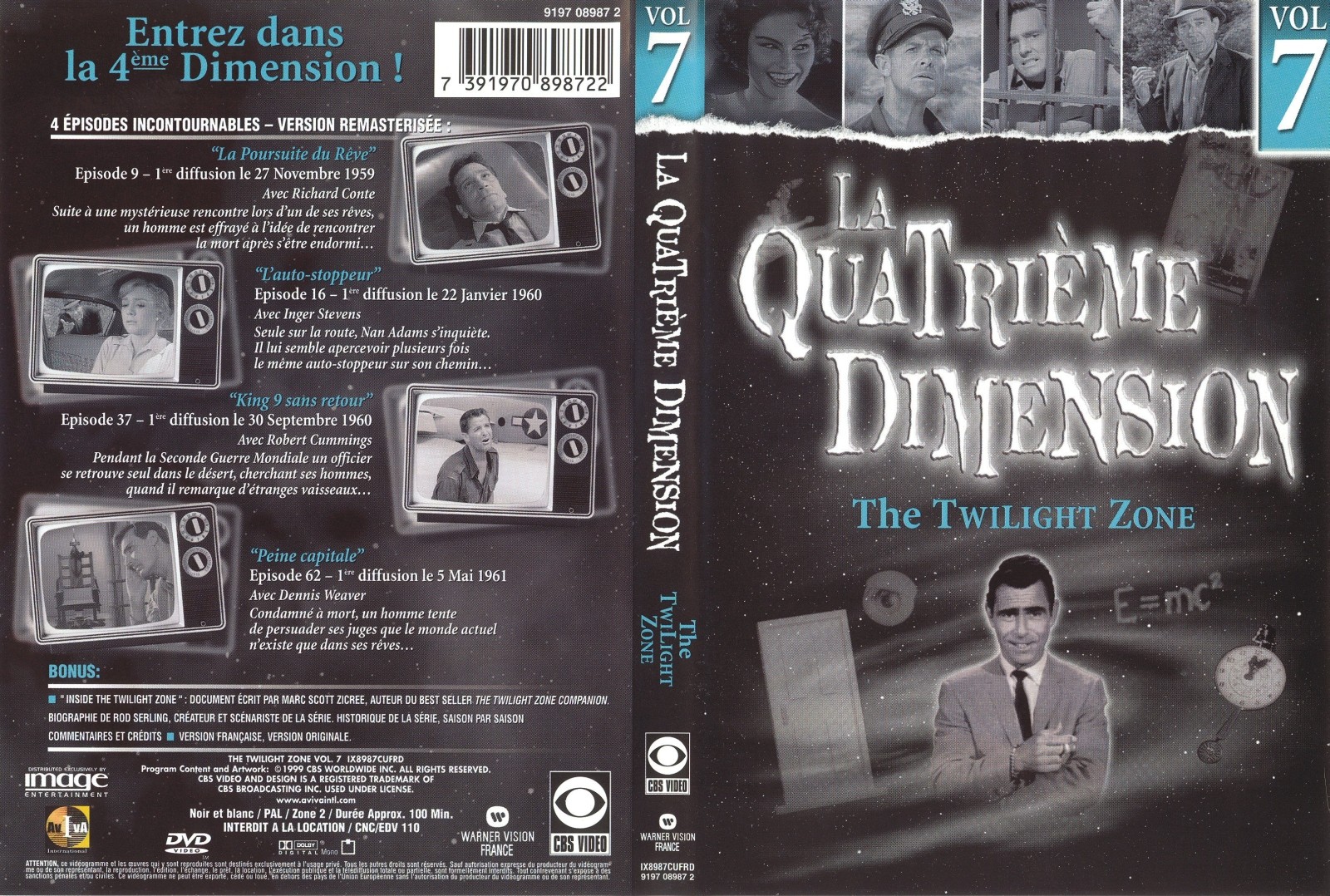 Jaquette DVD La quatrieme dimension vol 7