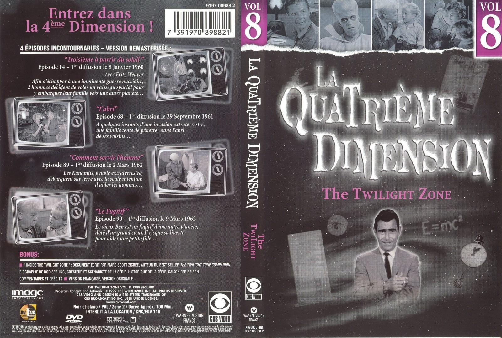 Jaquette DVD La quatrieme dimension vol 8