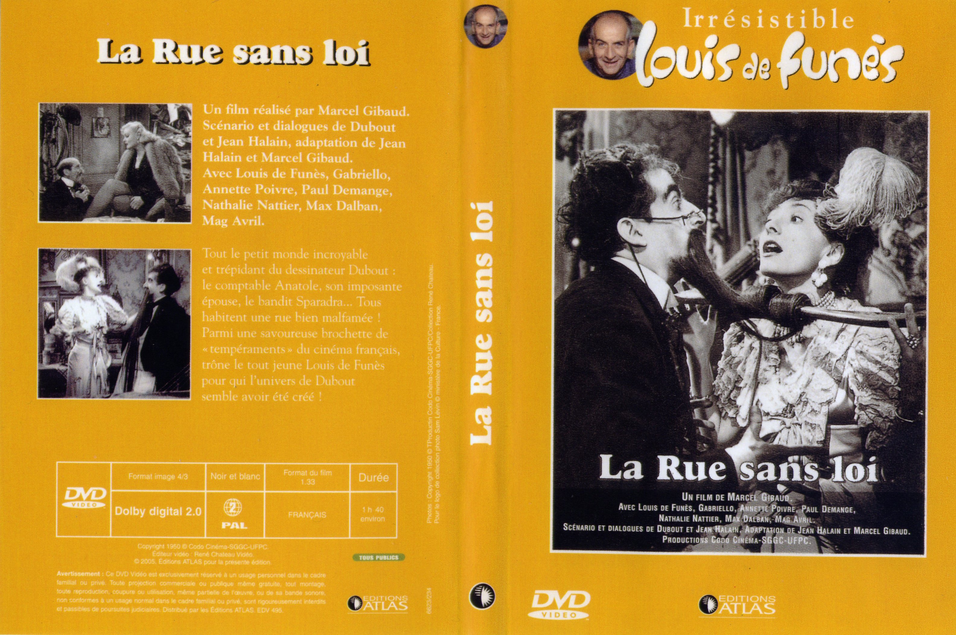 Jaquette DVD La rue sans loi
