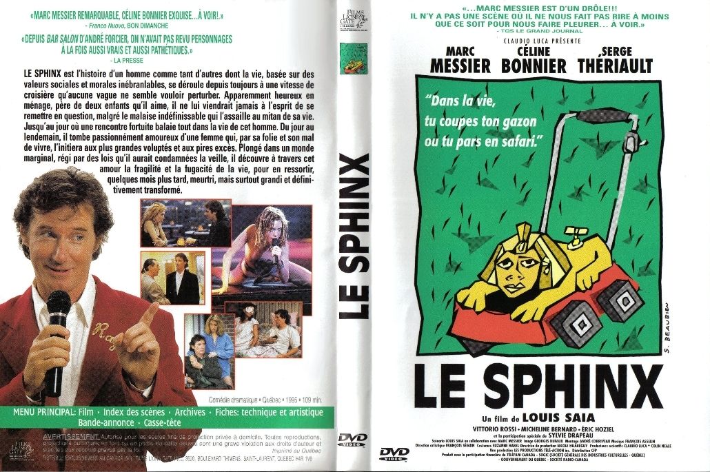 Jaquette DVD Le Sphinx