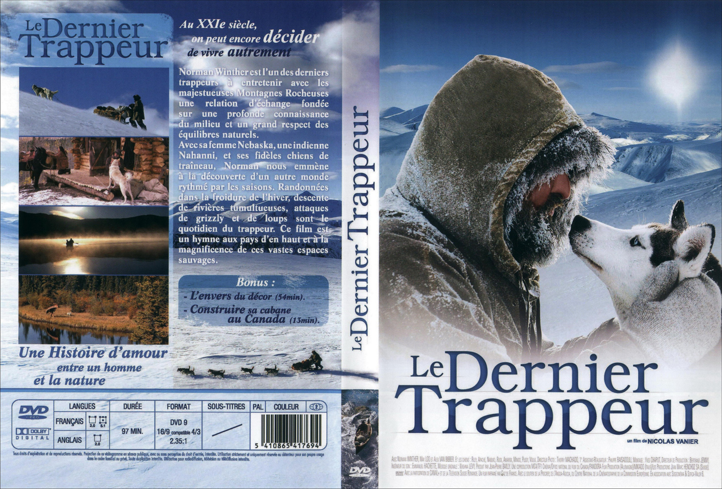 Jaquette DVD Le dernier trappeur v2