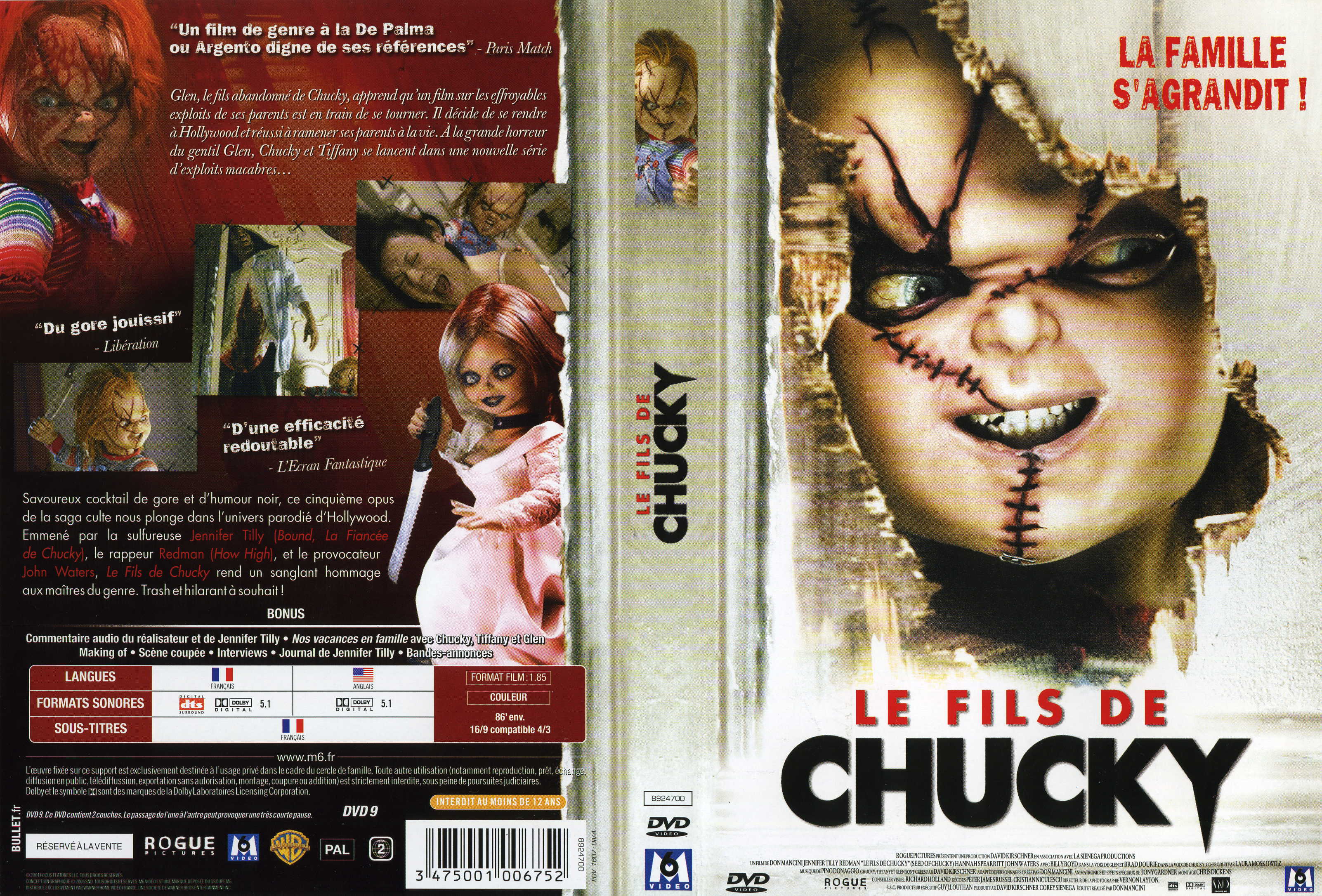 Jaquette DVD Le fils de Chucky