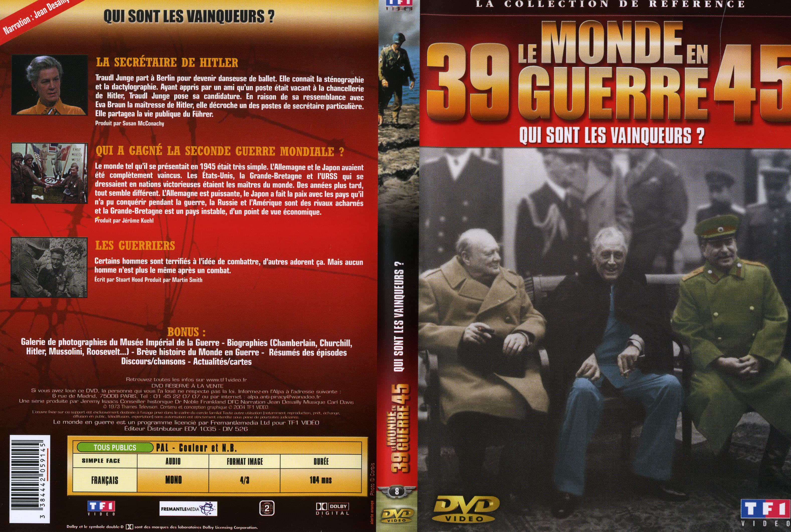 Jaquette DVD Le monde en guerre - Qui sont les vainqueurs