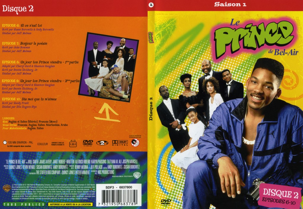 Jaquette DVD Le prince de Bel Air saison1 vol 2