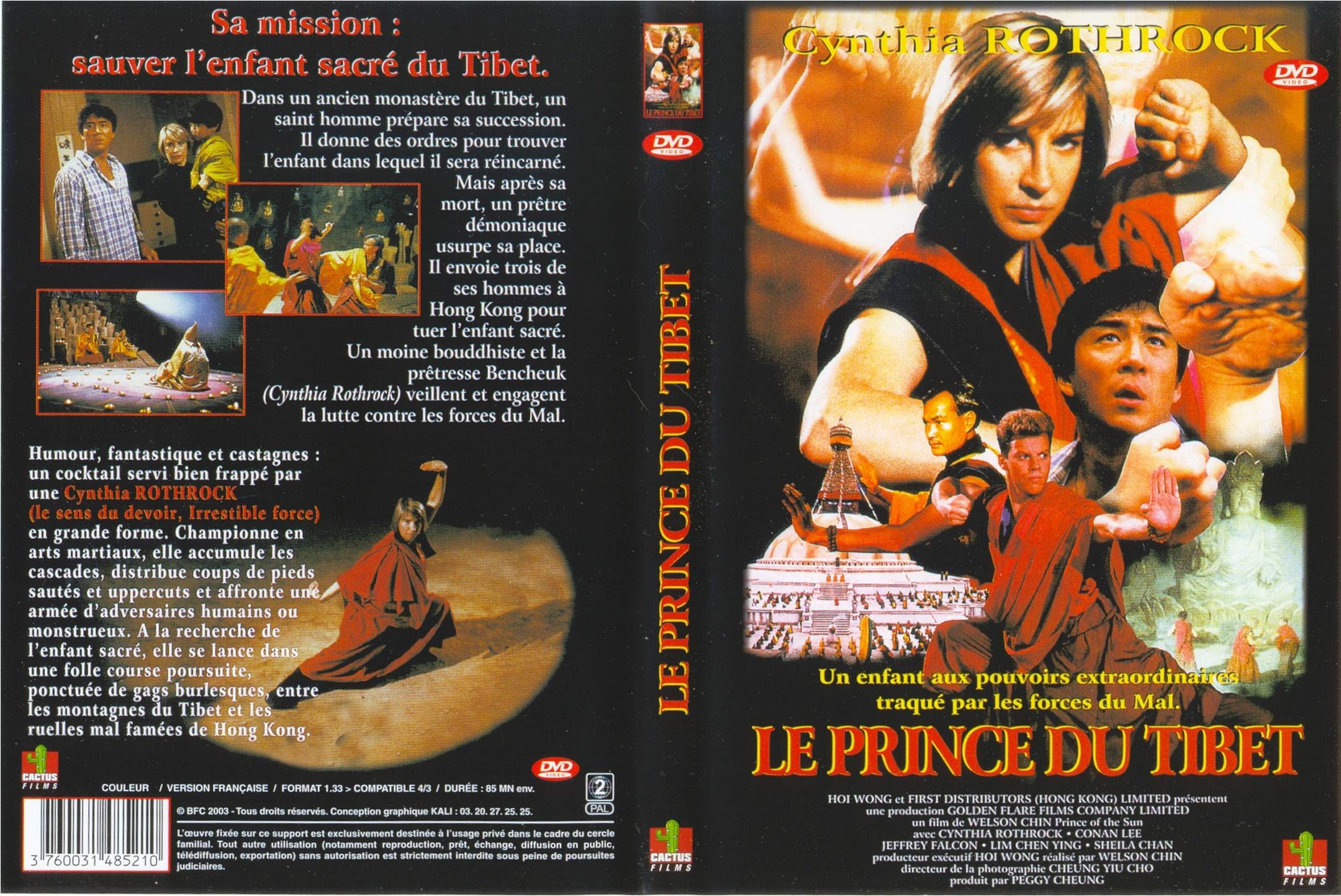 Jaquette DVD Le prince du tibet