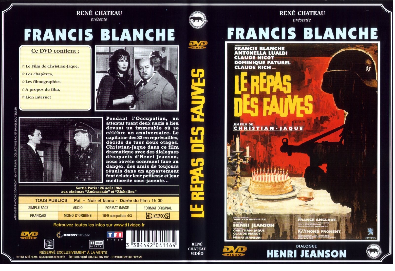 Jaquette DVD Le repas des fauves