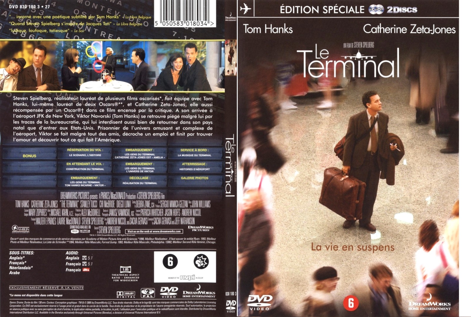 Jaquette DVD Le terminal - SLIM