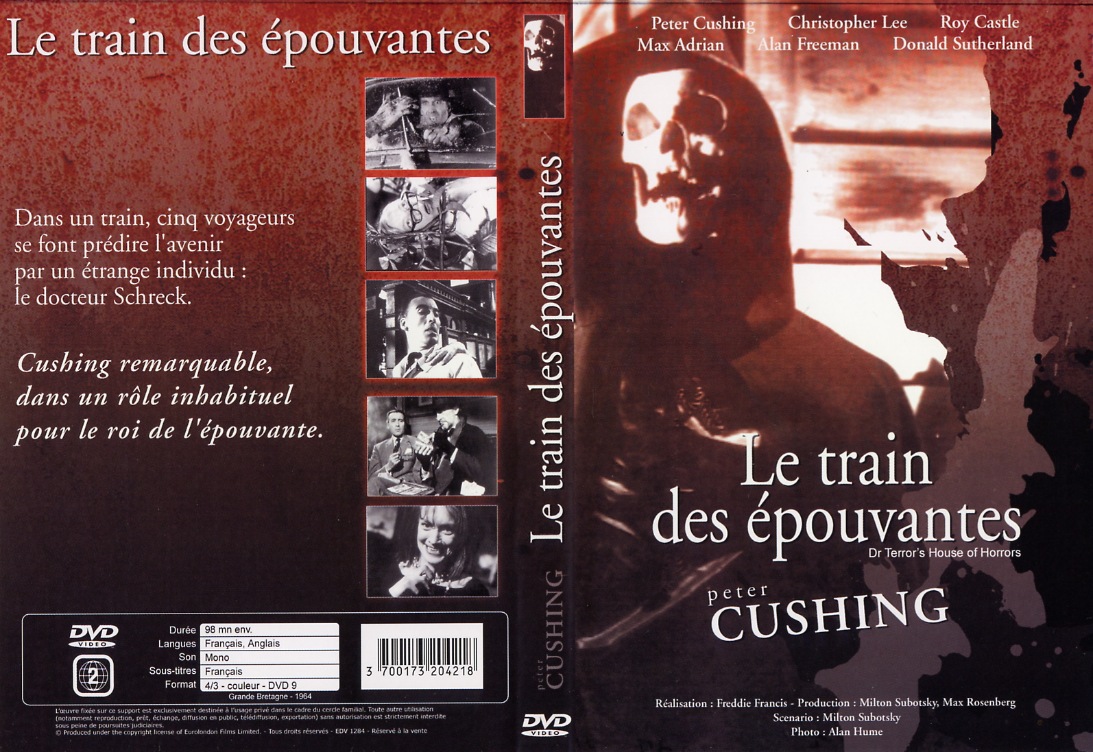 Jaquette DVD Le train des pouvantes