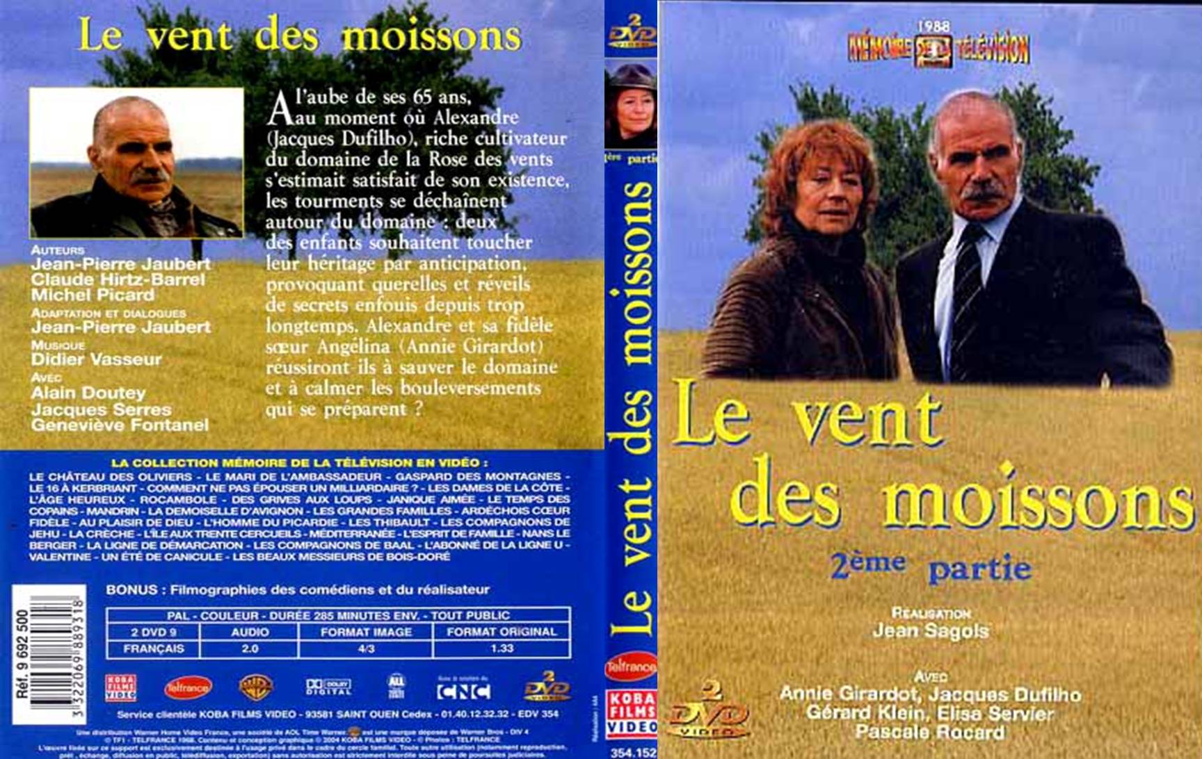 Jaquette DVD Le vent des moisson 2 eme partie