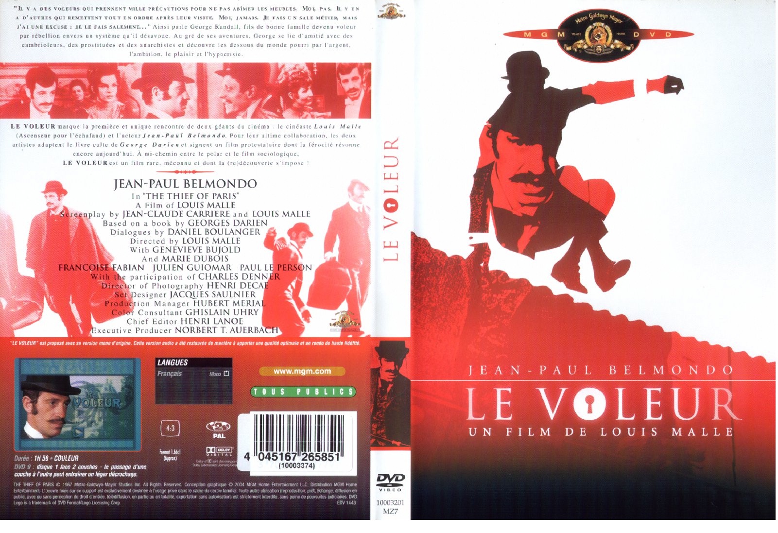 Jaquette DVD Le voleur