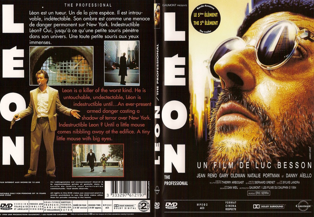Jaquette DVD Leon - SLIM
