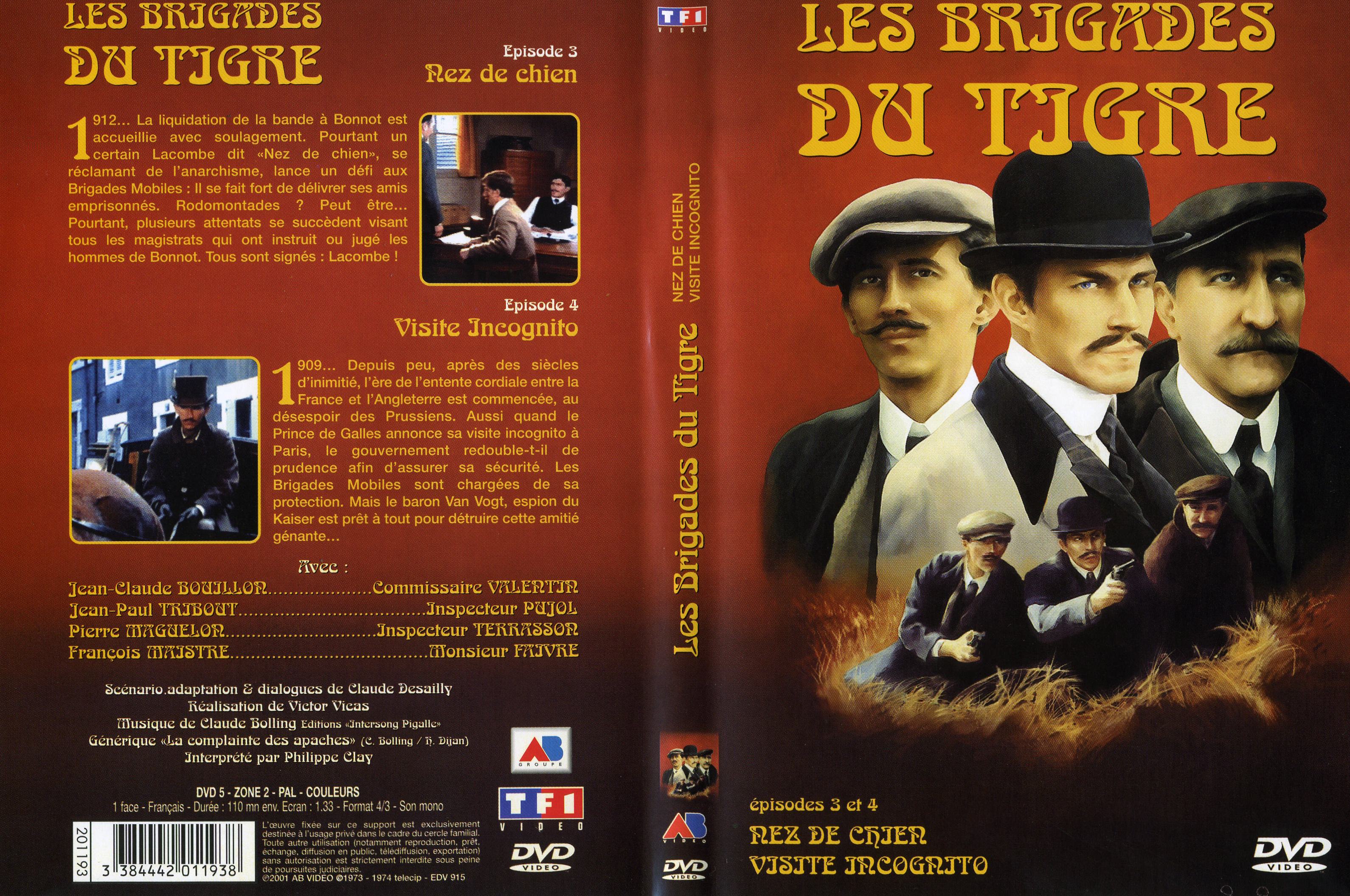 Jaquette DVD Les brigades du tigre vol 2