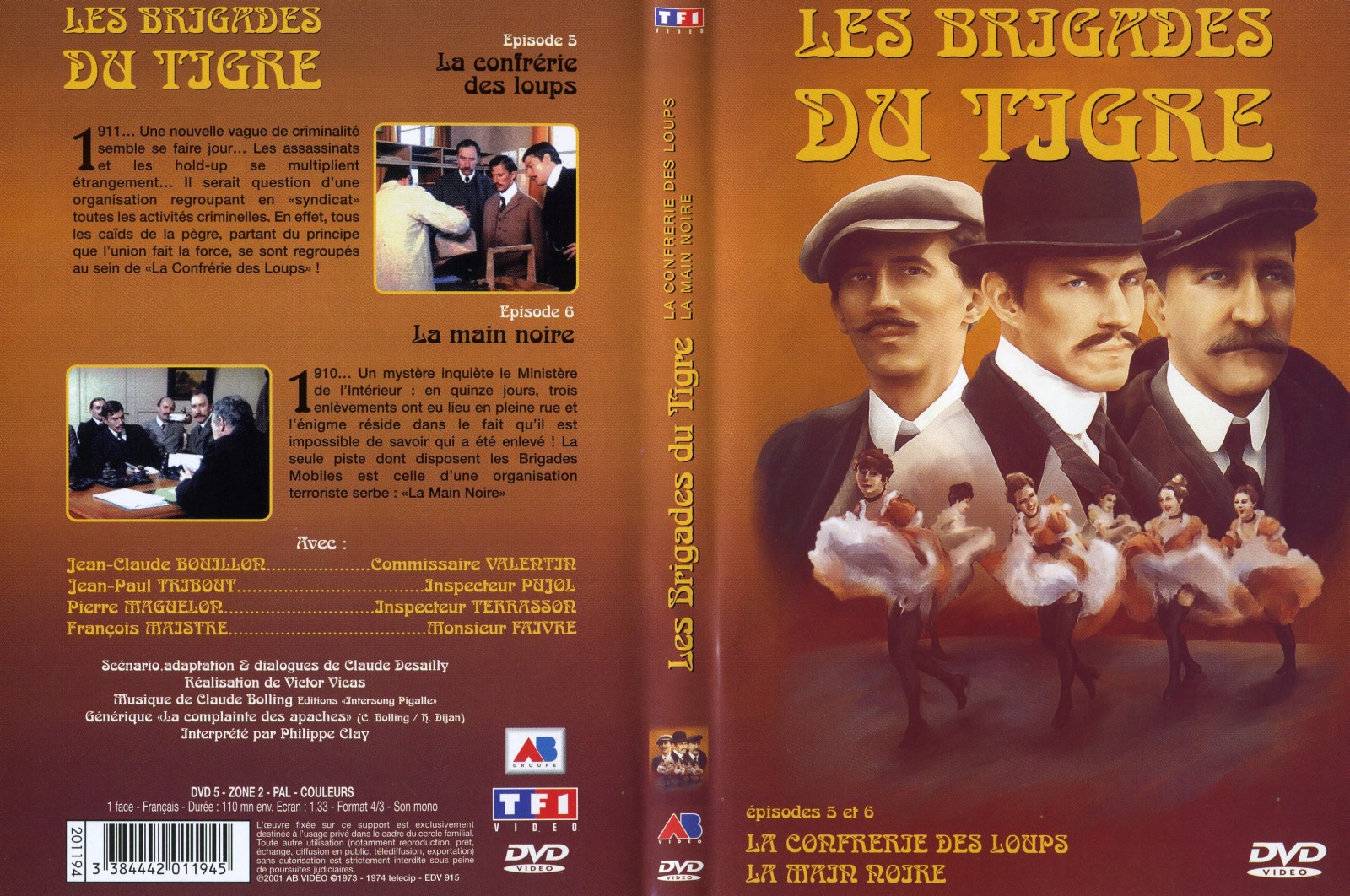 Jaquette DVD Les brigades du tigre vol 3