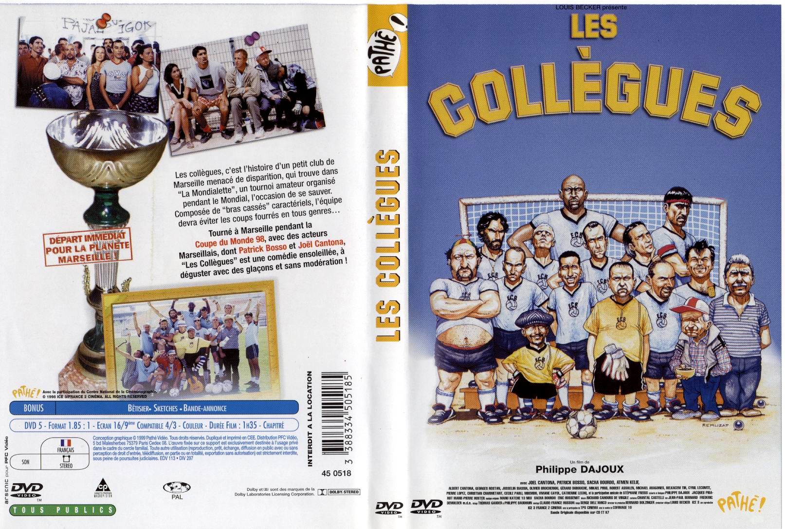 Jaquette DVD Les collgues