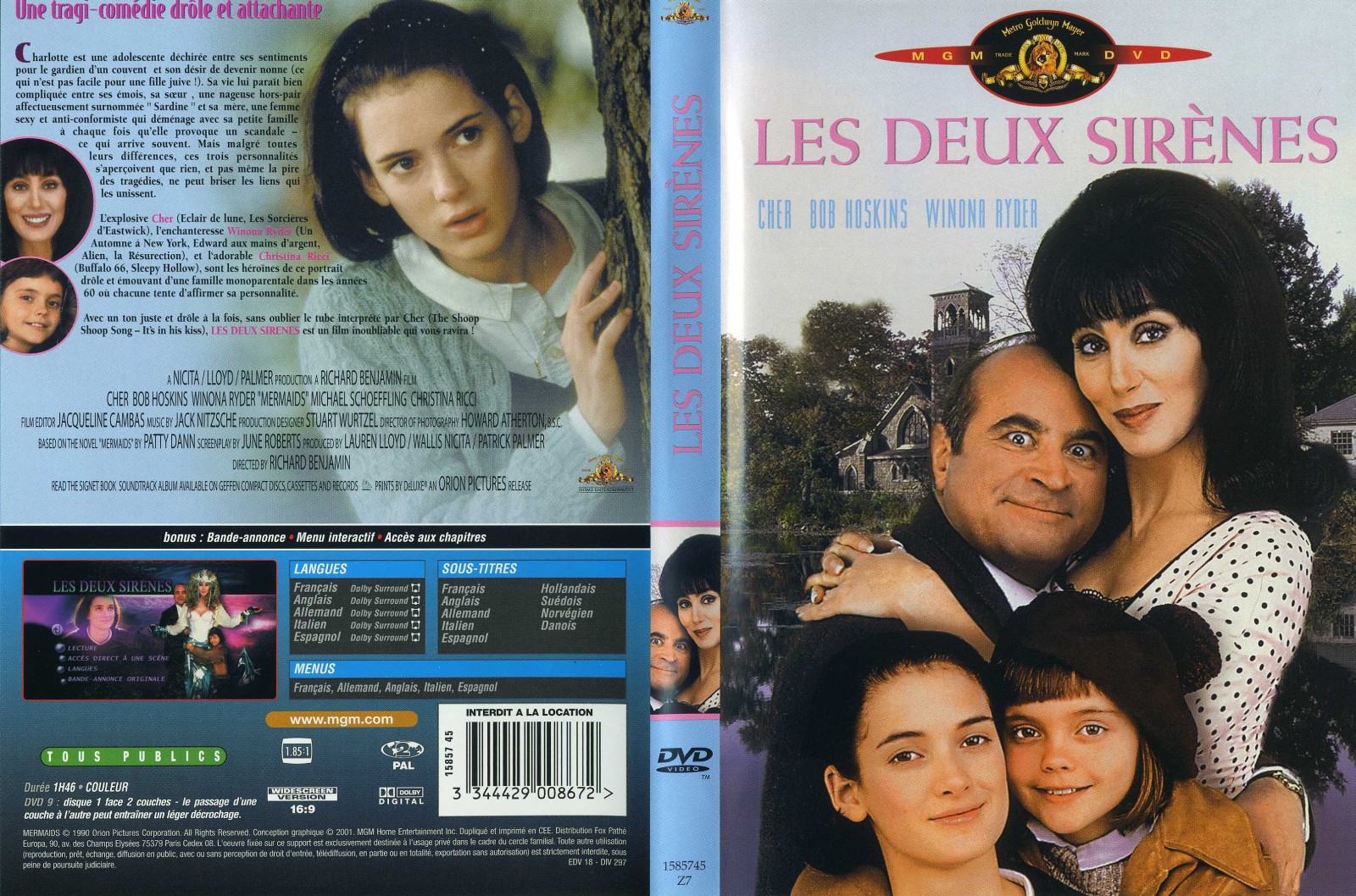 Jaquette DVD Les deux sirenes