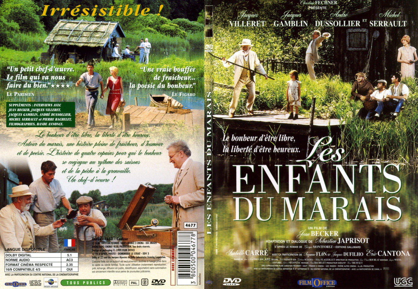 Jaquette DVD Les enfants du marais - SLIM