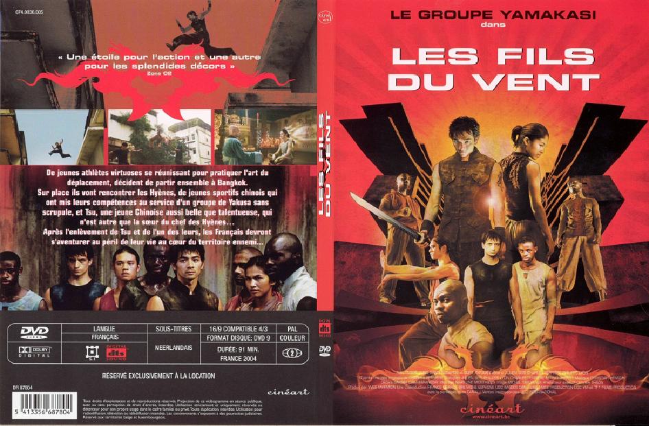 Jaquette DVD Les fils du vent - SLIM