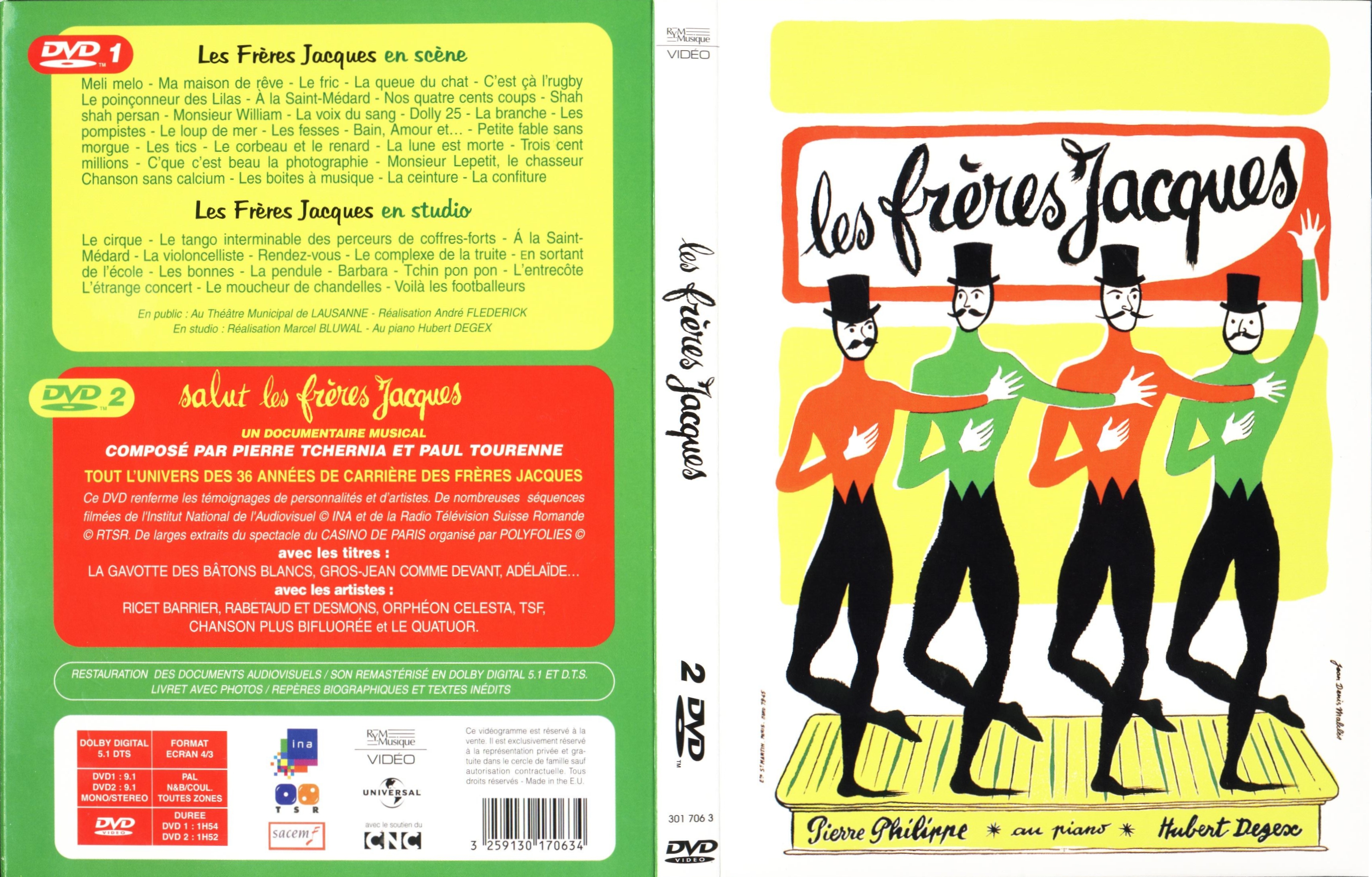 Jaquette DVD Les frres Jacques