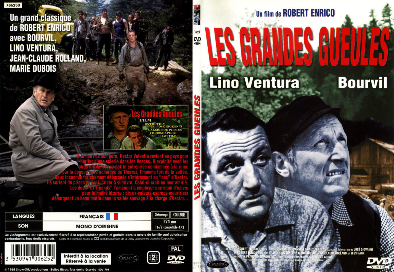 Jaquette DVD Les grandes gueules - SLIM