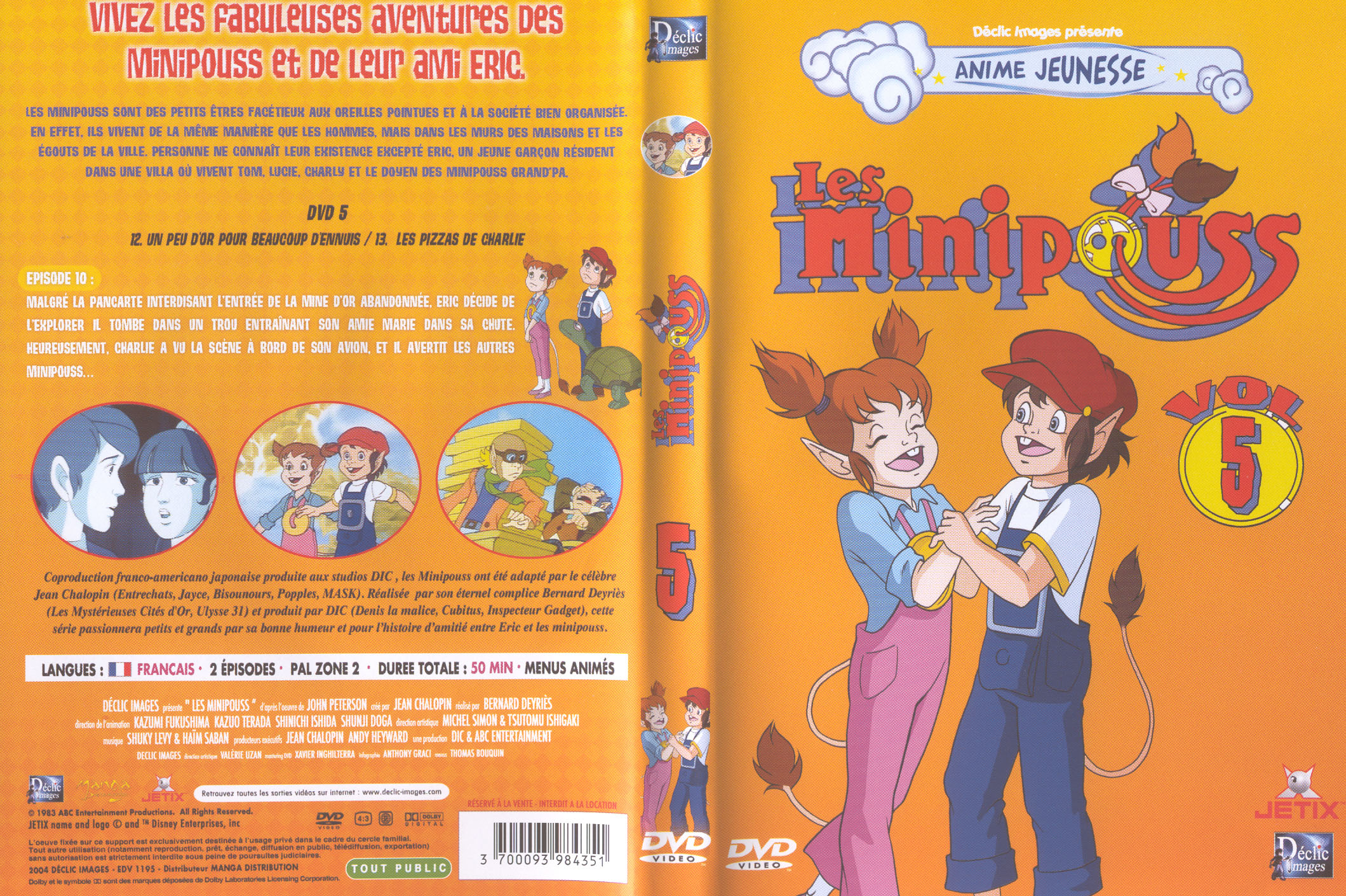 Jaquette DVD Les minipouss vol 5