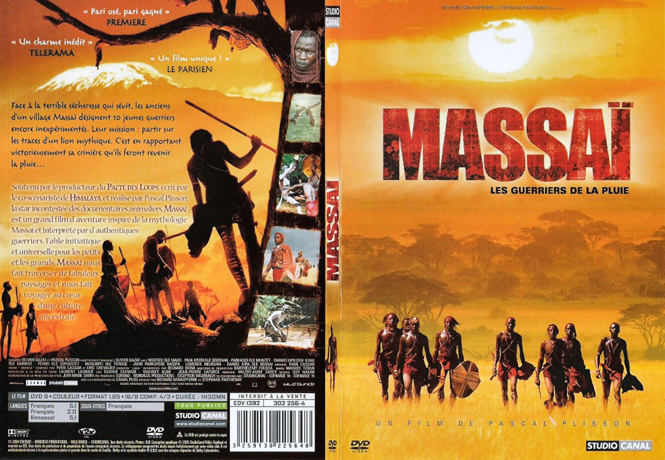Jaquette DVD Massai les guerriers de la pluie - SLIM