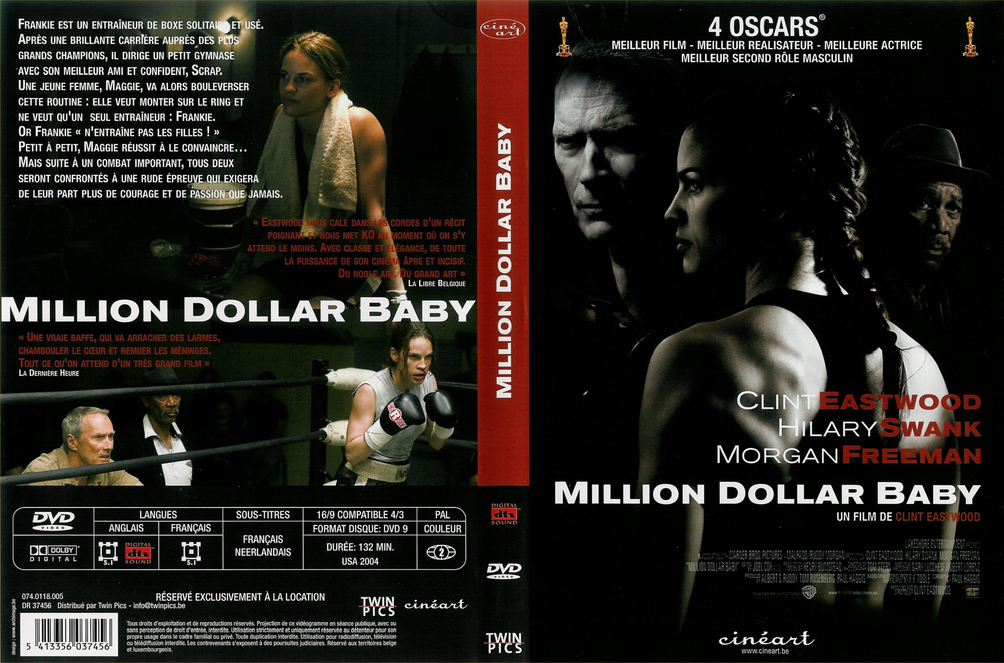 Jaquette DVD Million dollar baby v2