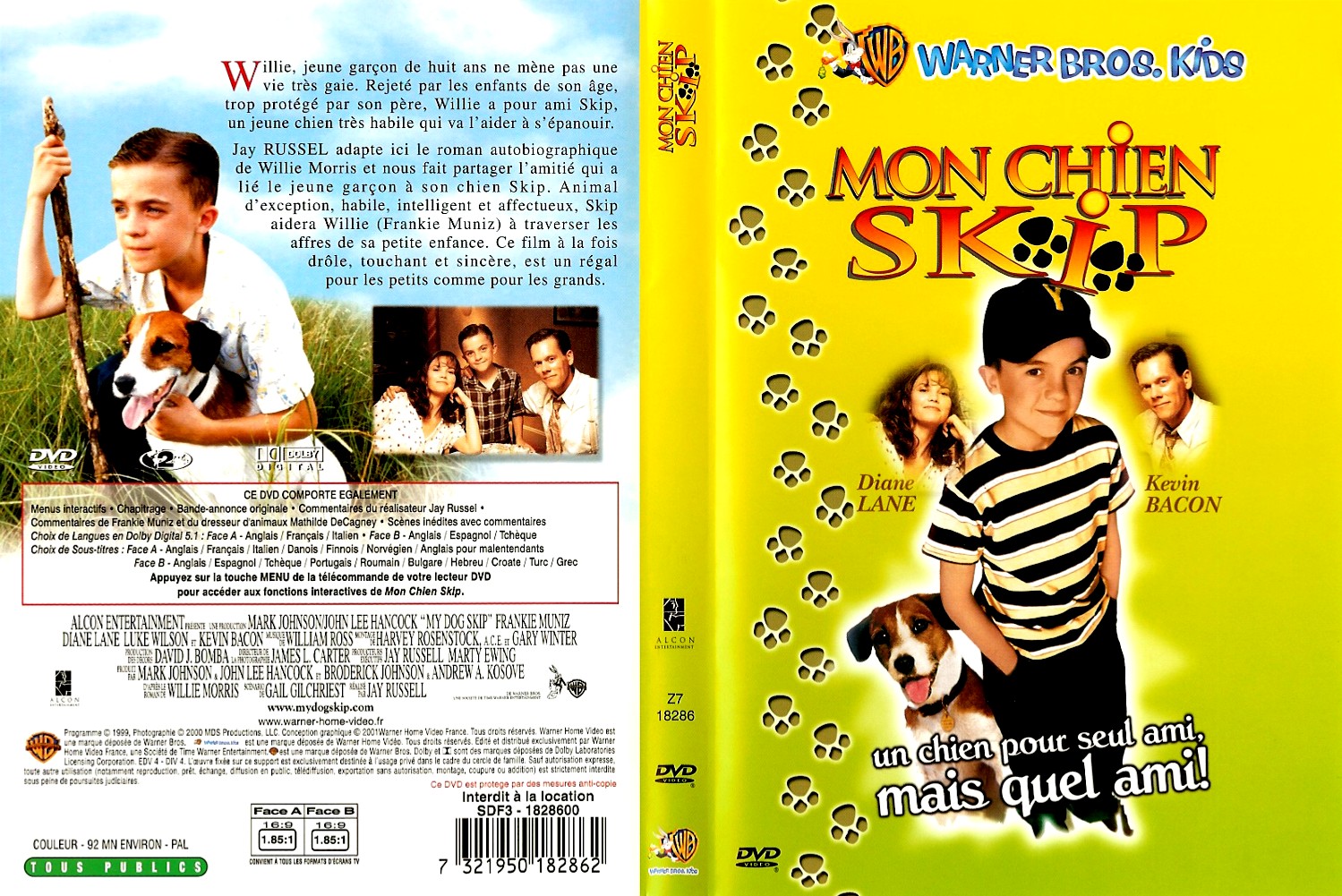 Jaquette DVD Mon chien skip