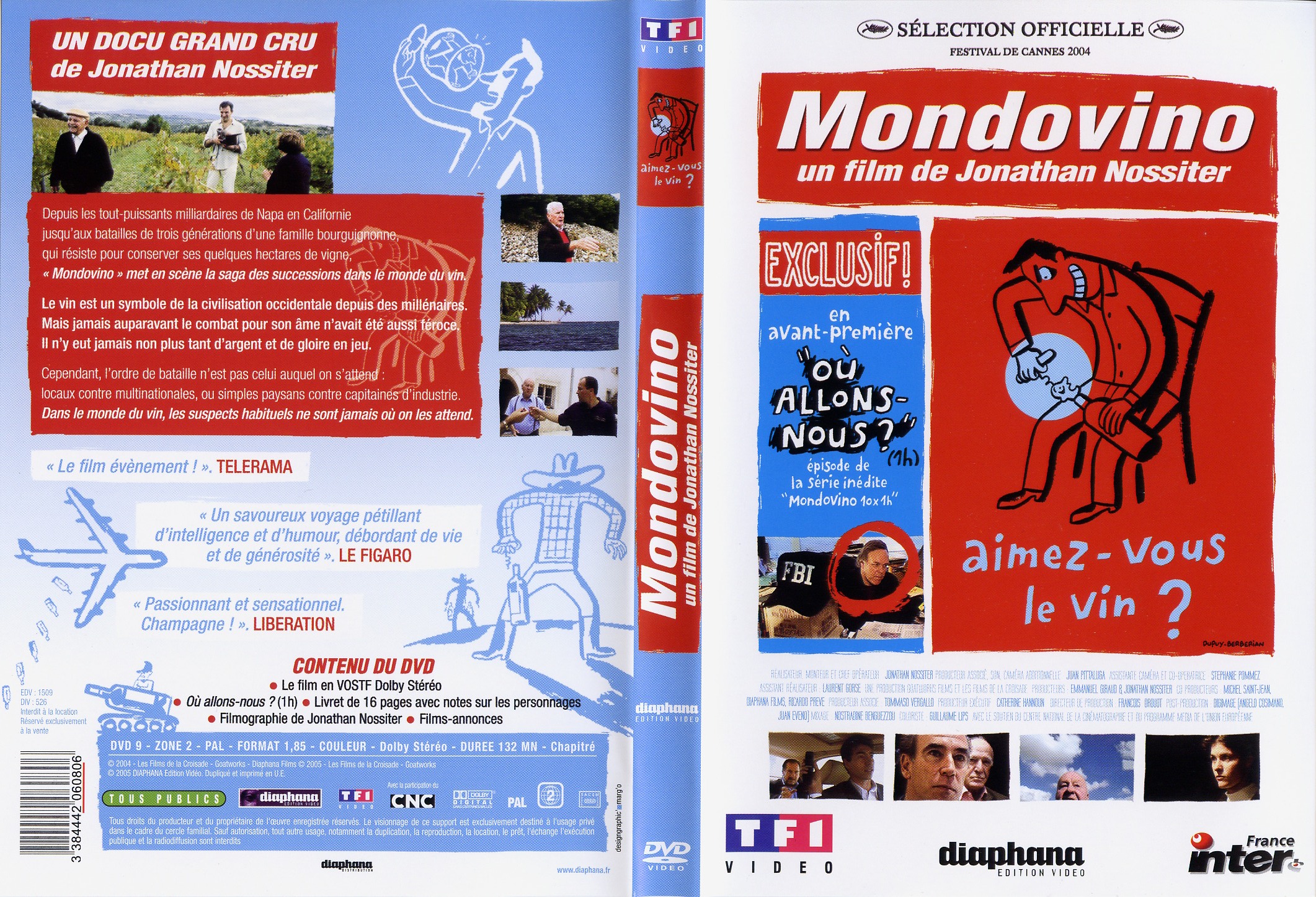 Jaquette DVD Mondovino