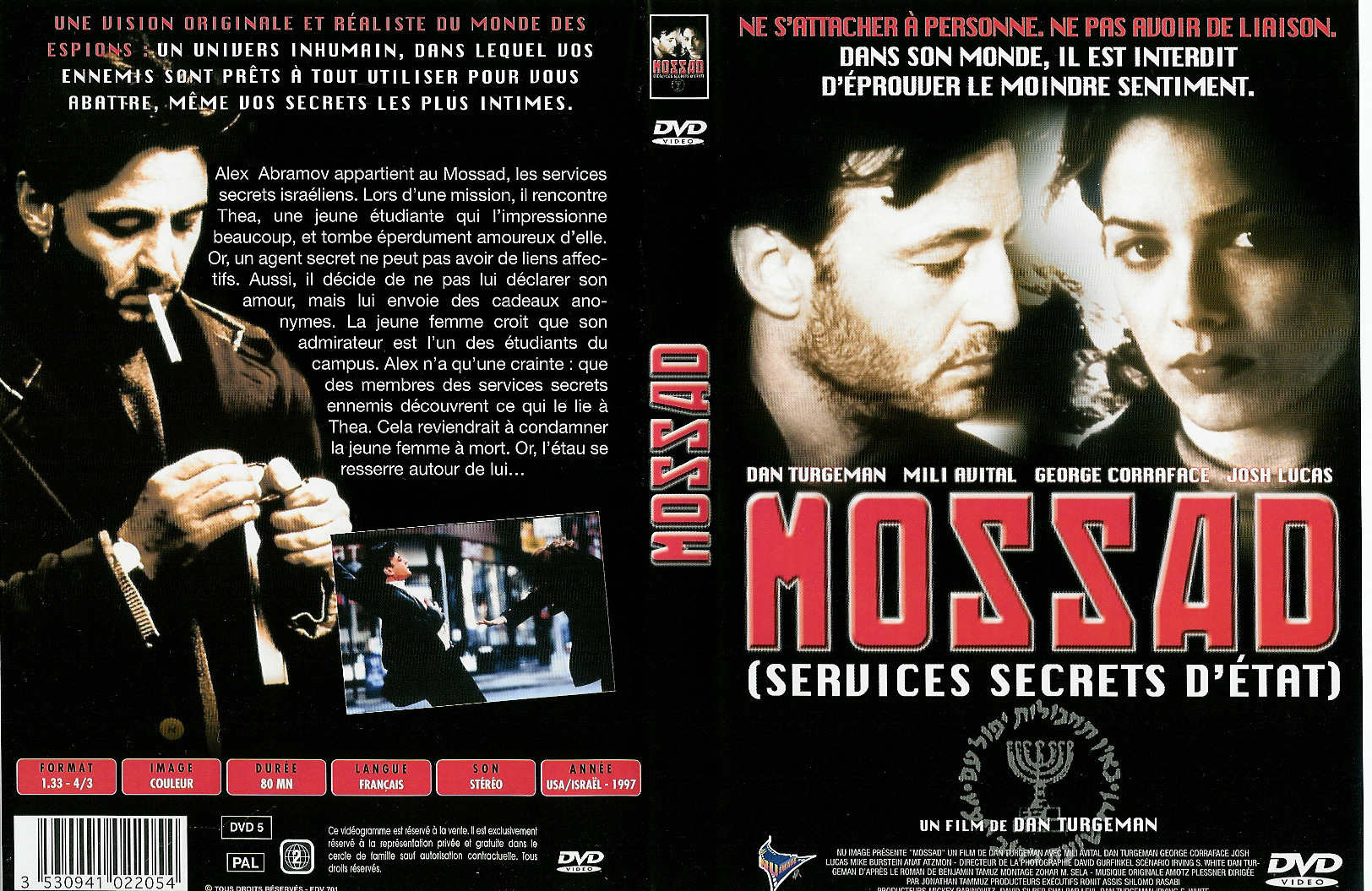 Jaquette DVD Mossad