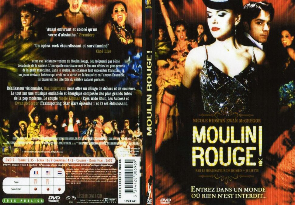 Jaquette DVD Moulin rouge - SLIM