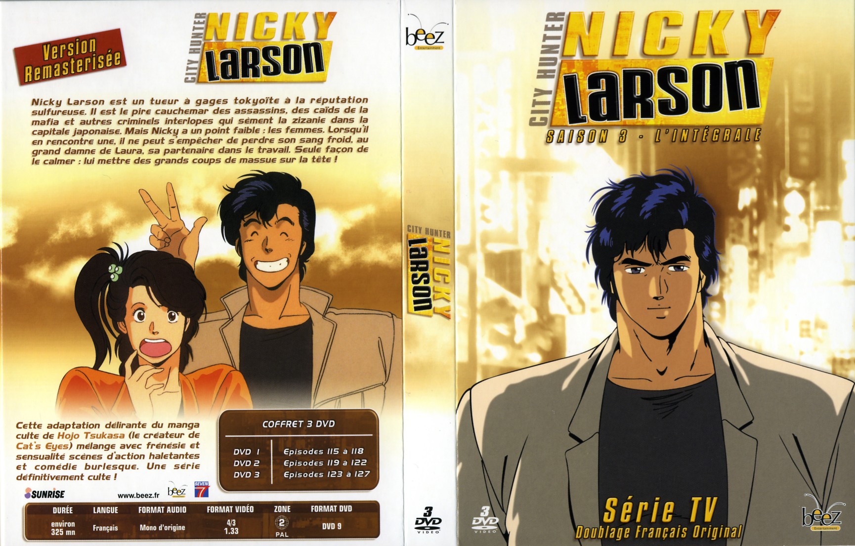 Jaquette DVD Nicky Larson saison 3 Coffret