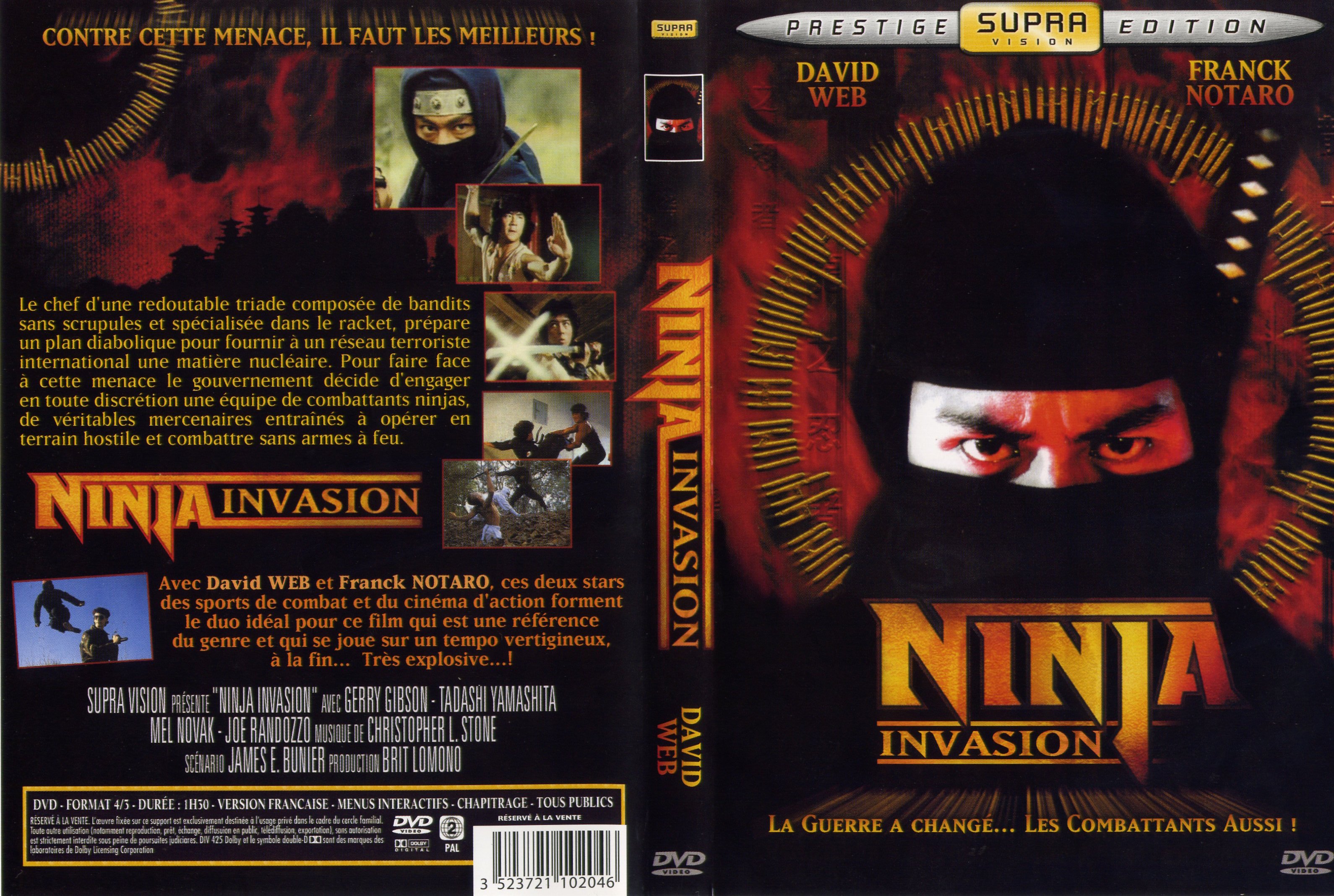 Jaquette DVD Ninja invasion