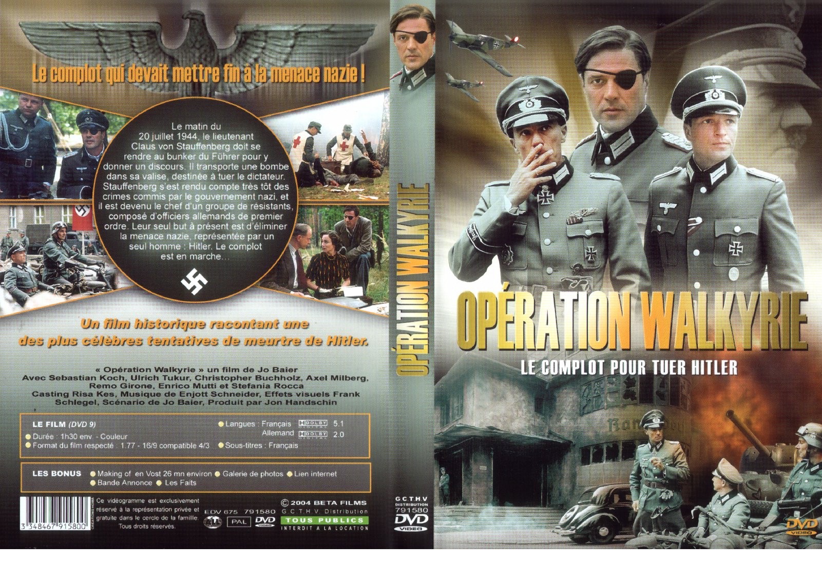 Jaquette DVD Operation Walkyrie