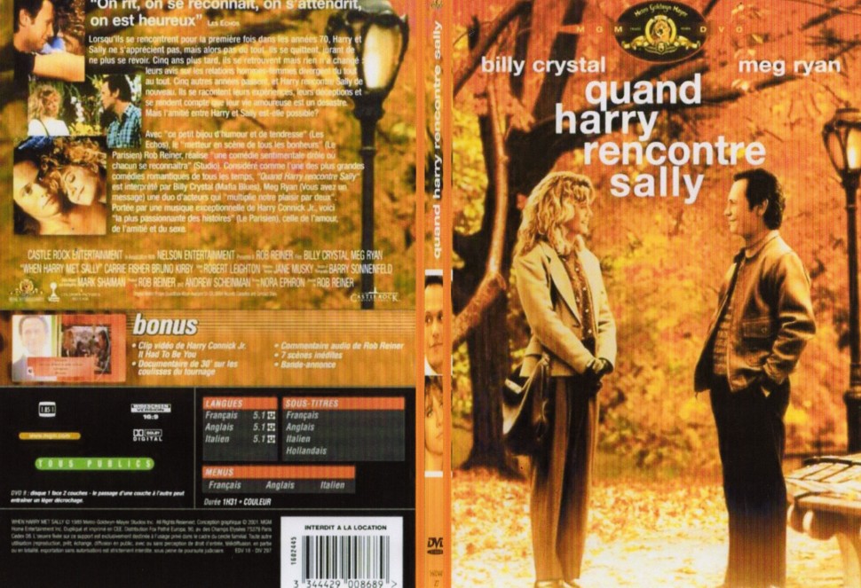 Jaquette DVD Quand Harry rencontre Sally - SLIM