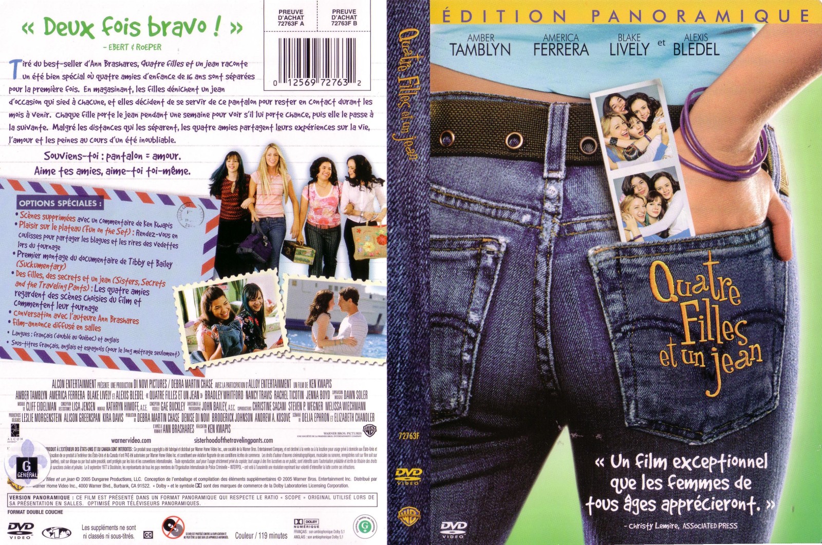 Jaquette DVD Quatre filles et un jeans