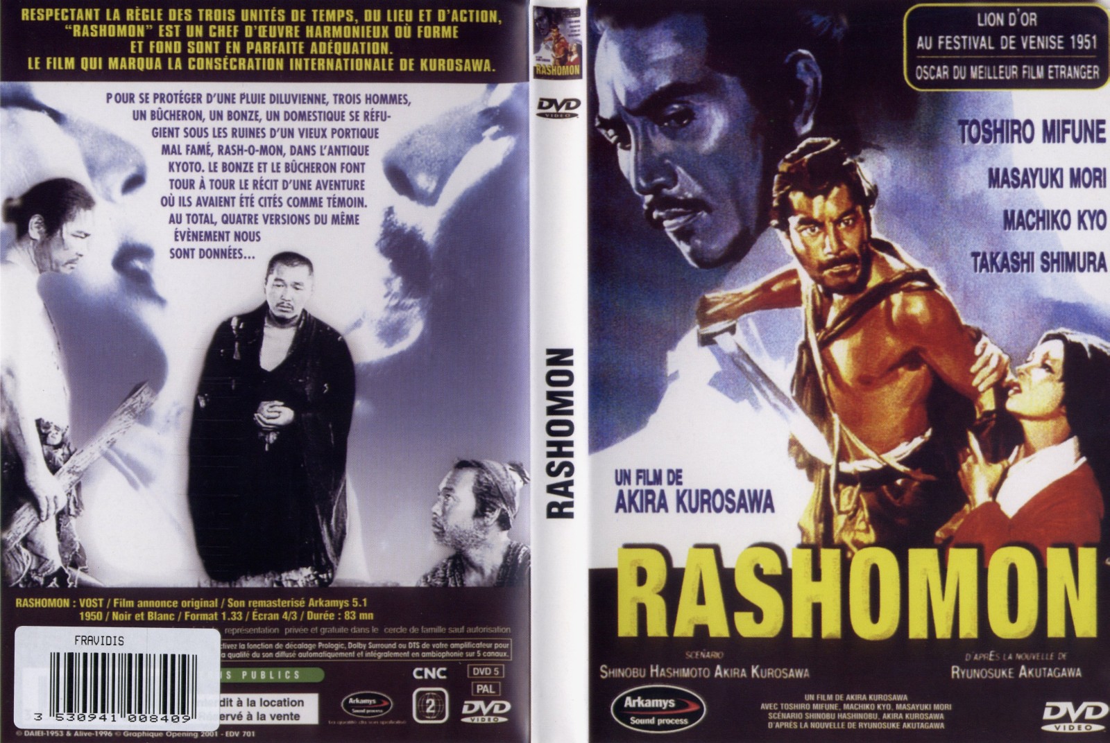 Jaquette DVD Rashomon