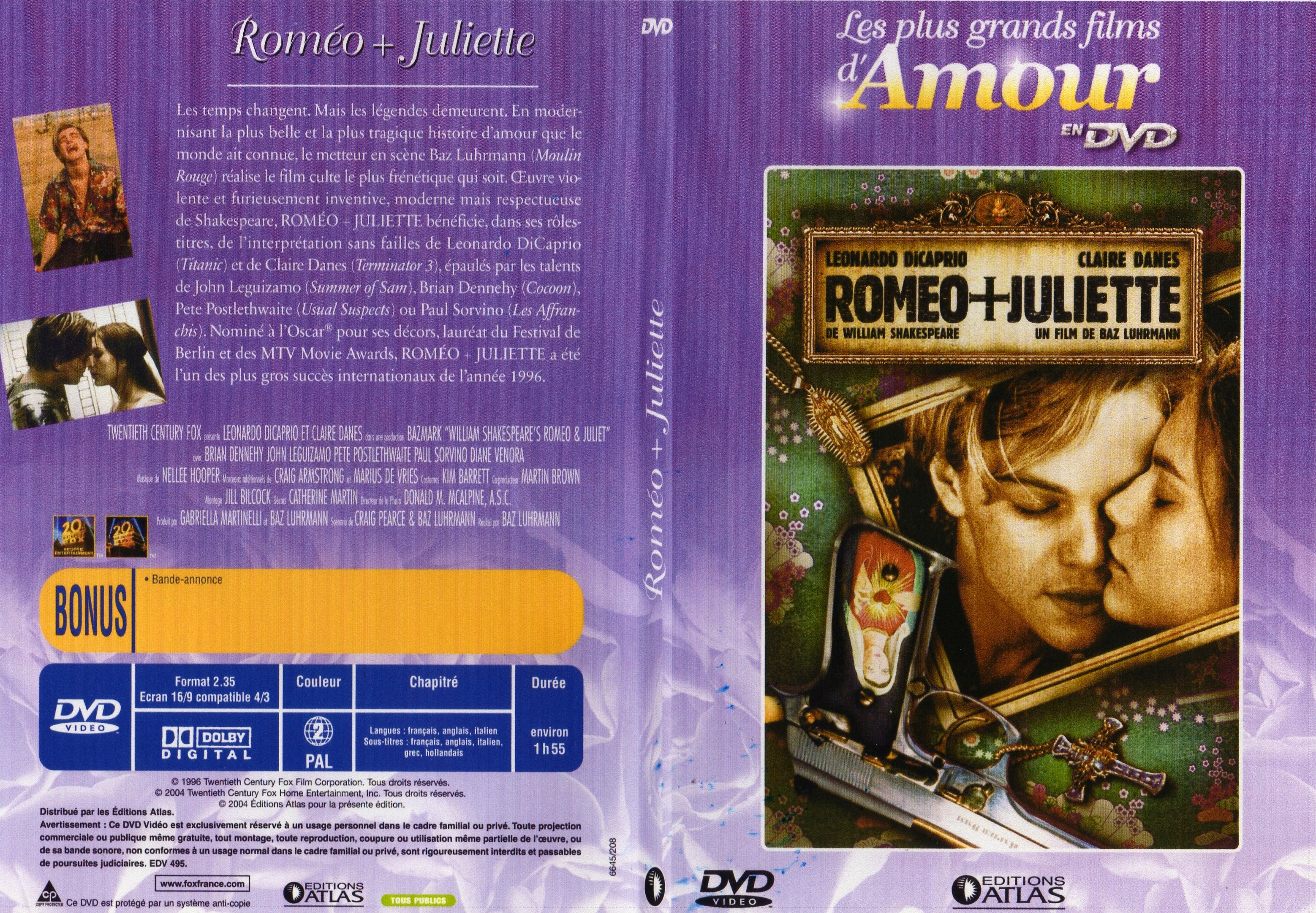 Jaquette DVD Romeo et Juliette - SLIM
