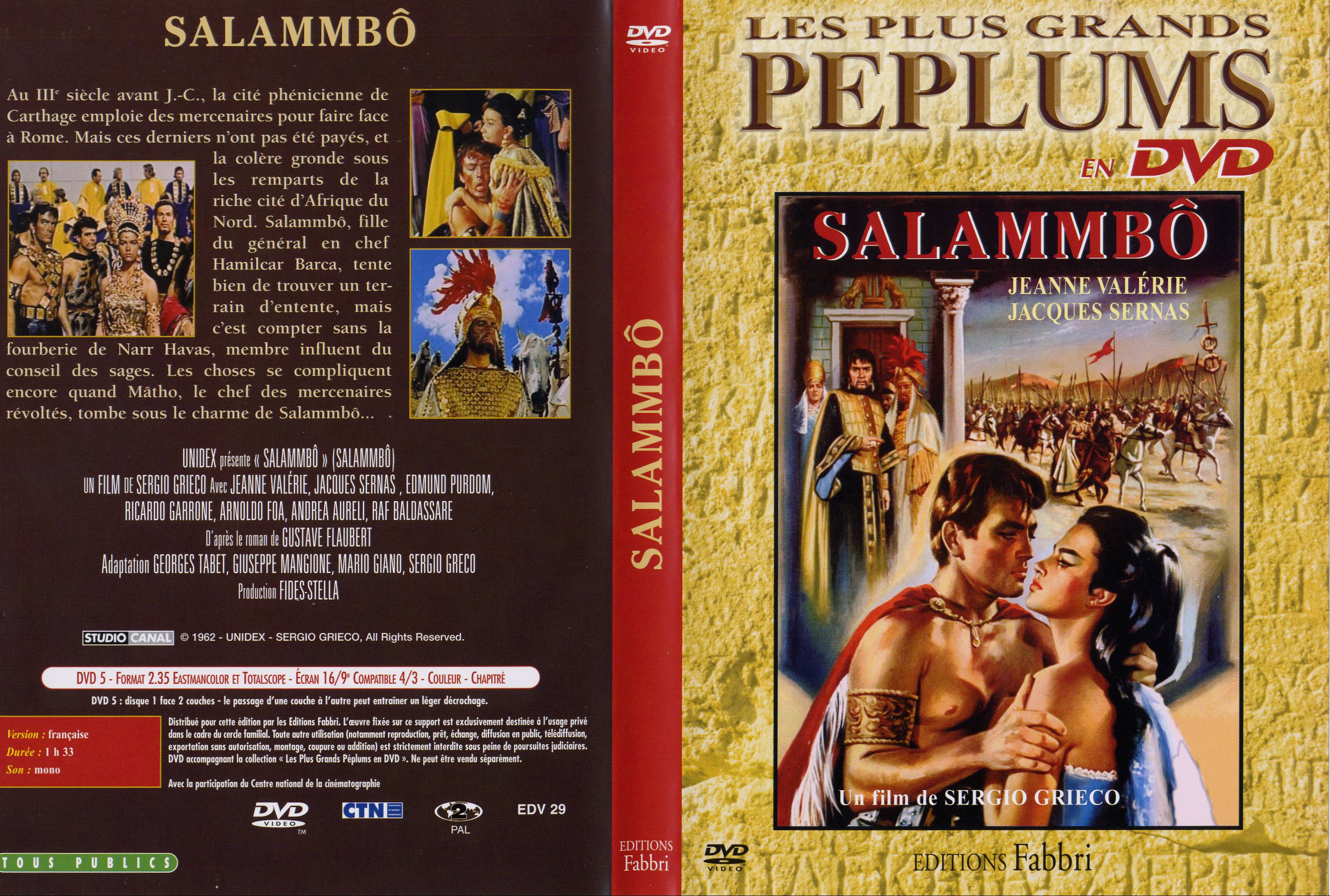 Jaquette DVD Salammbo