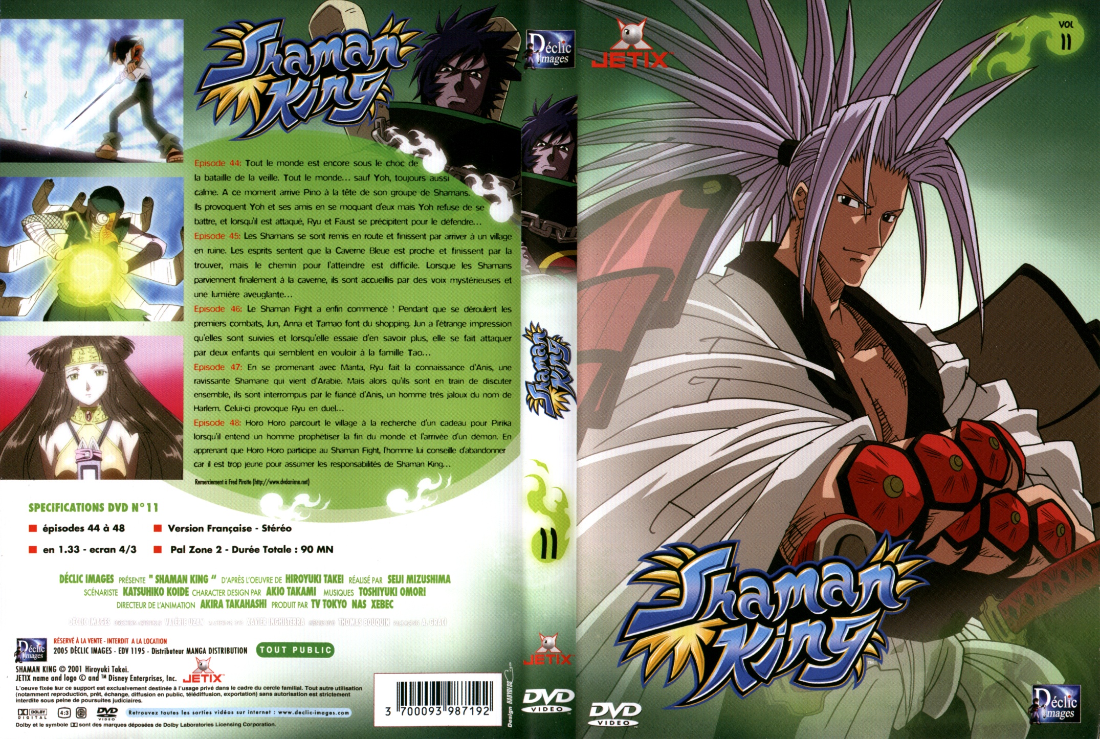 Jaquette DVD Shaman King vol 11