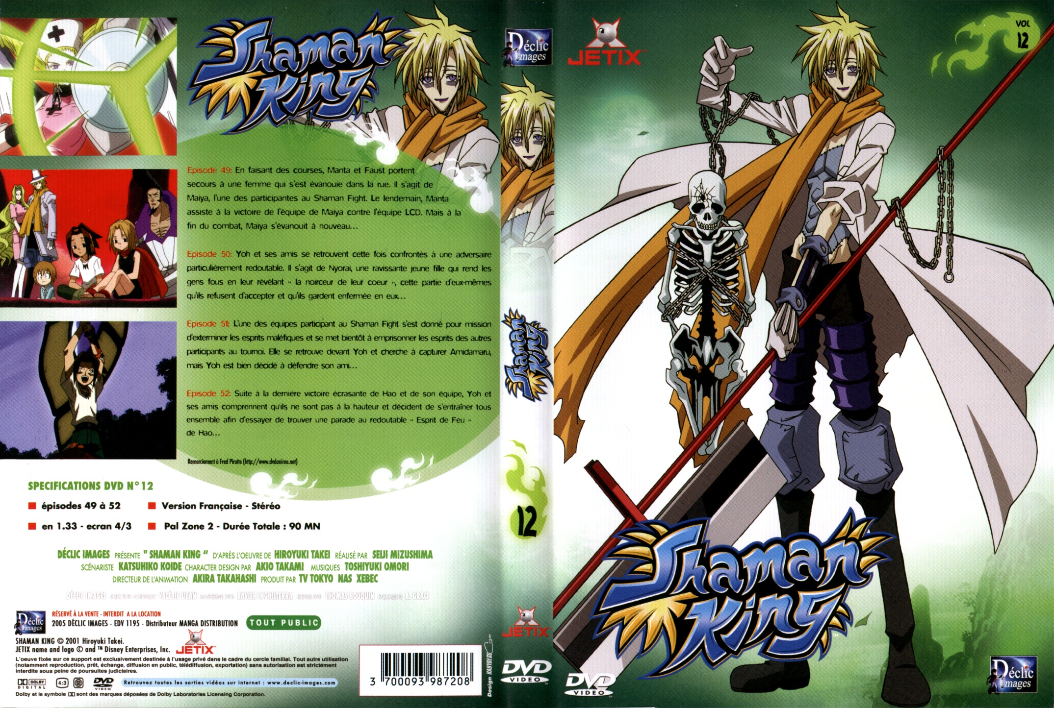 Jaquette DVD Shaman King vol 12