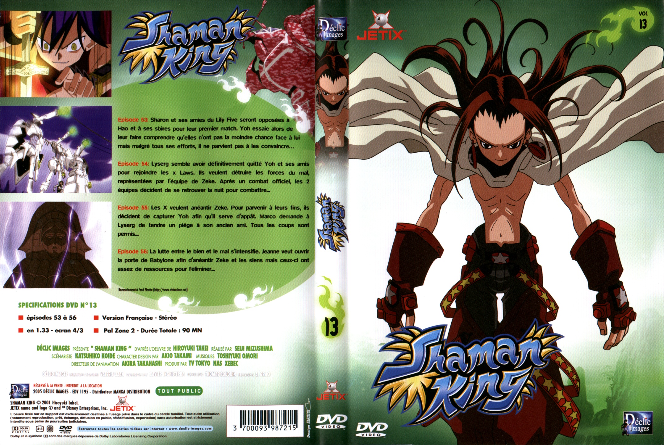 Jaquette DVD Shaman King vol 13