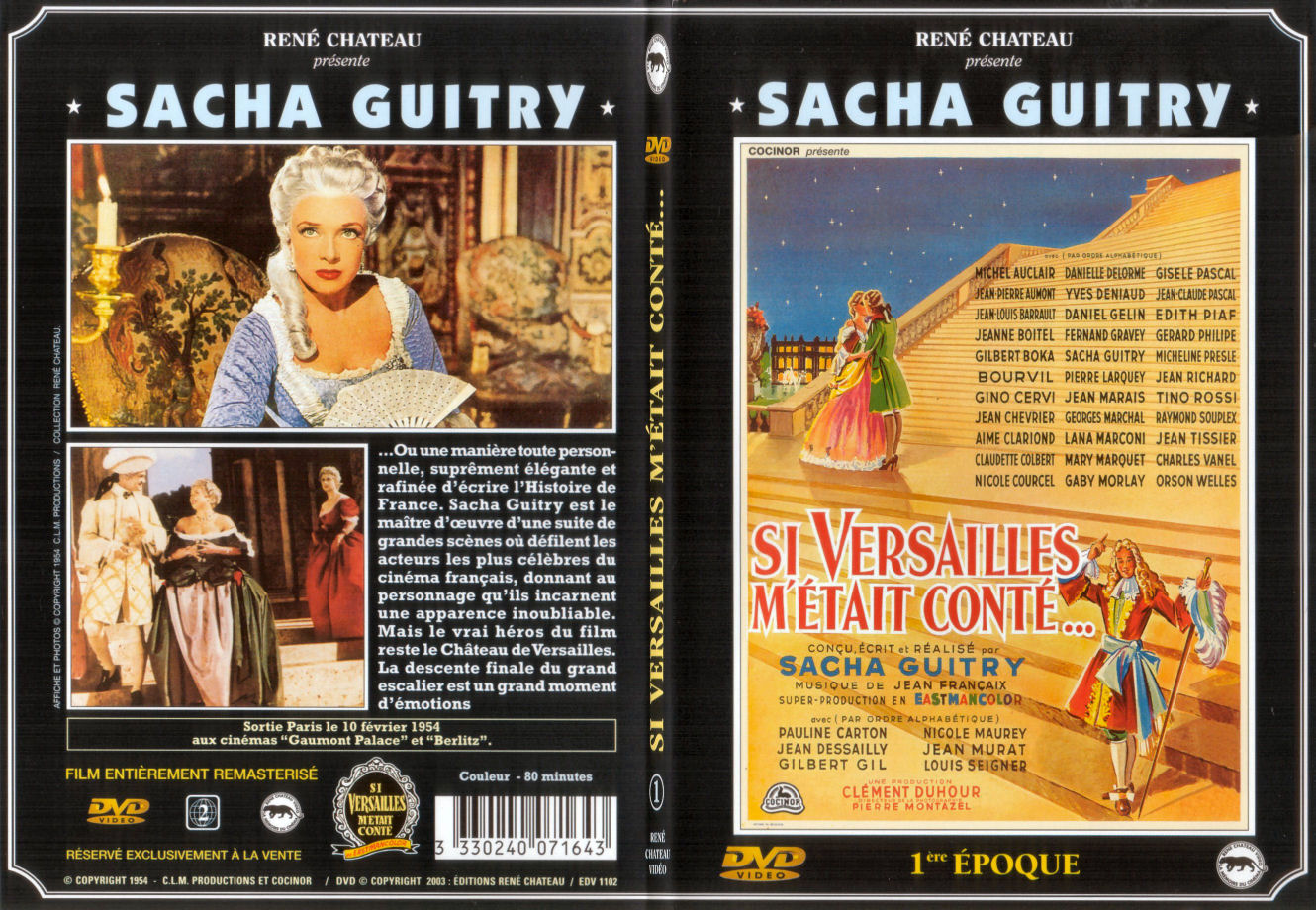 Jaquette DVD Si versailles m