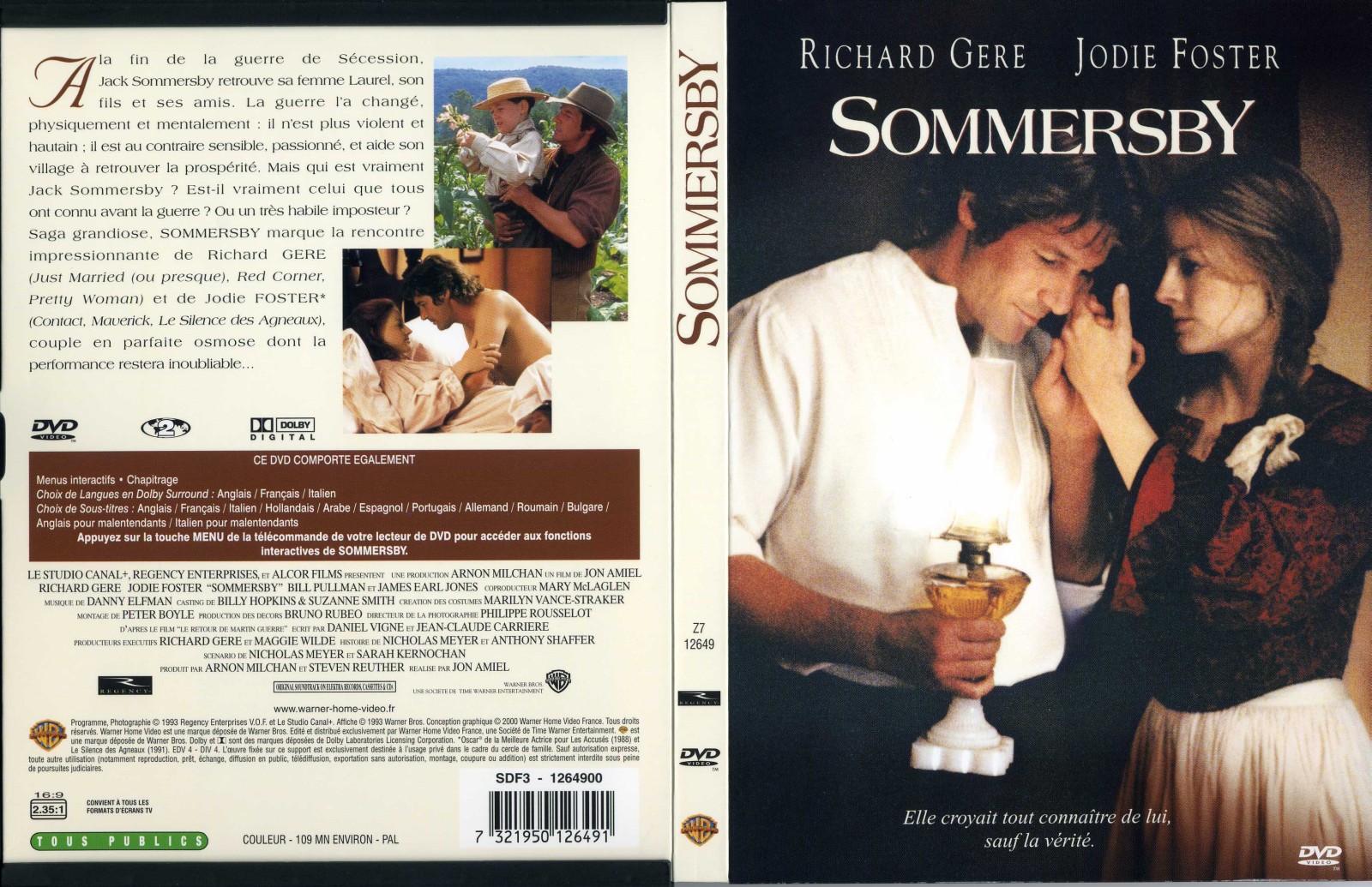 Jaquette DVD Sommersby