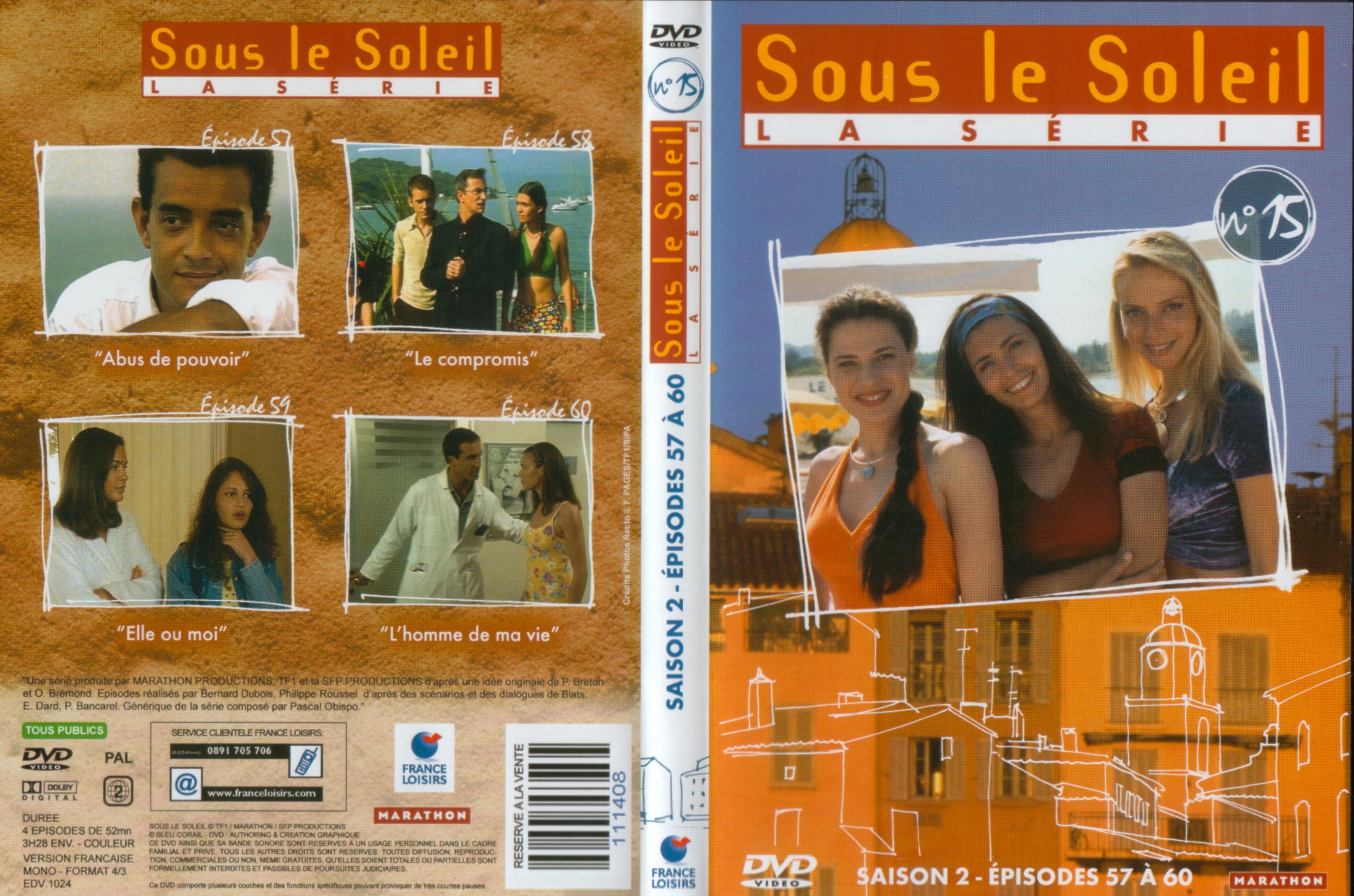 Jaquette DVD Sous le soleil saison 2 vol 15